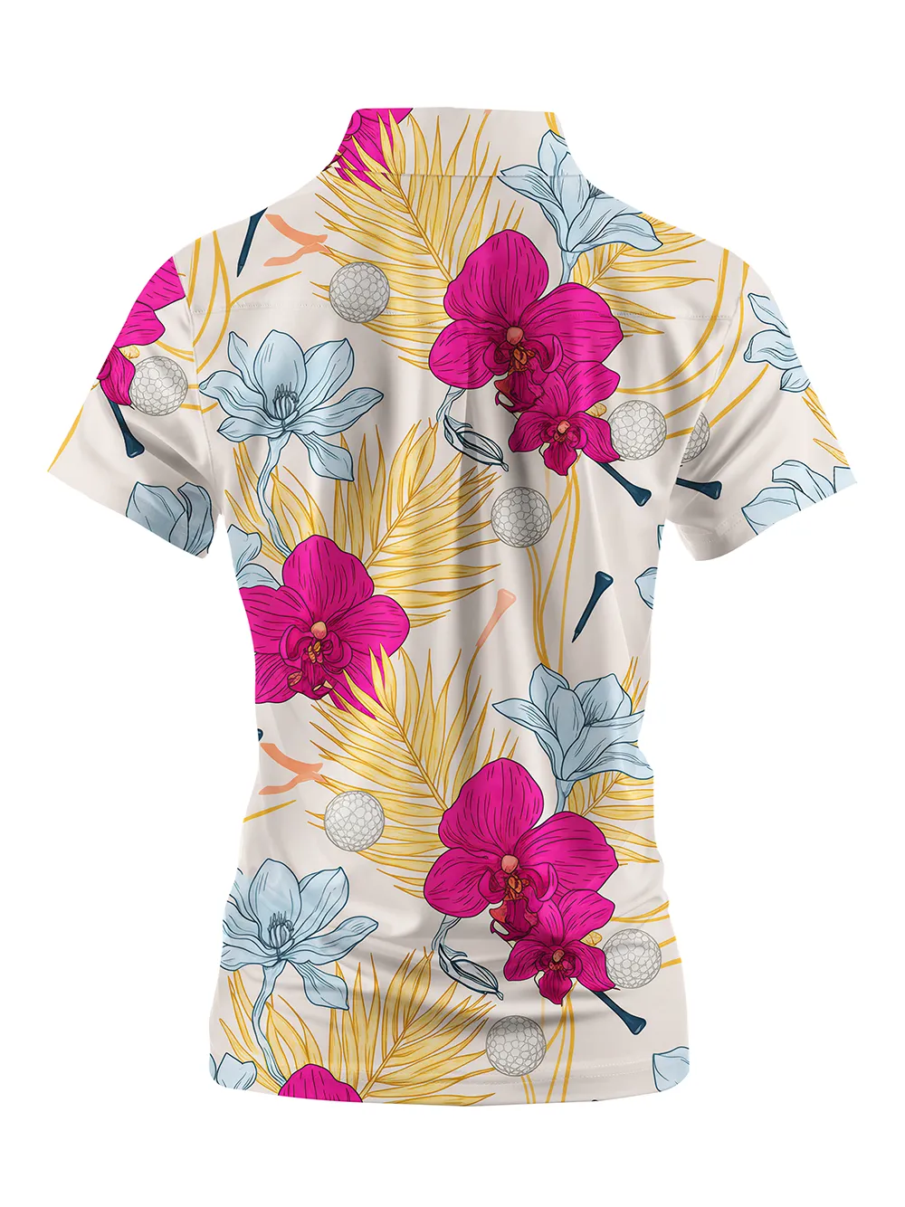 Cherryswing Women's Palm & Putt Short Sleeve Polos