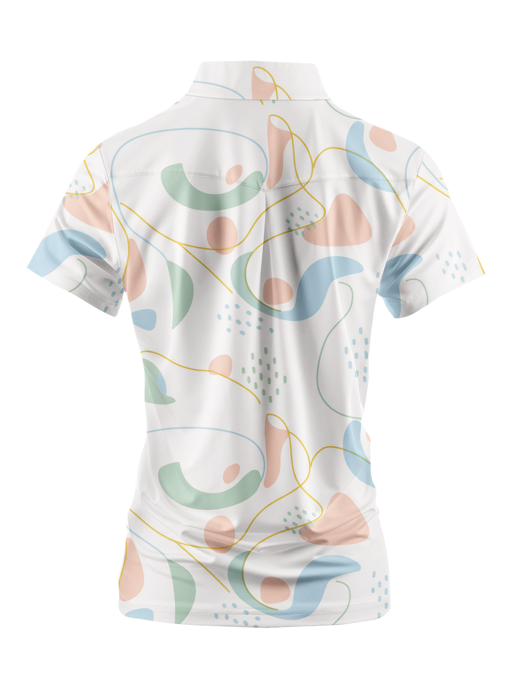 Cherryswing Women's Pastel Flow Short Sleeve Polos
