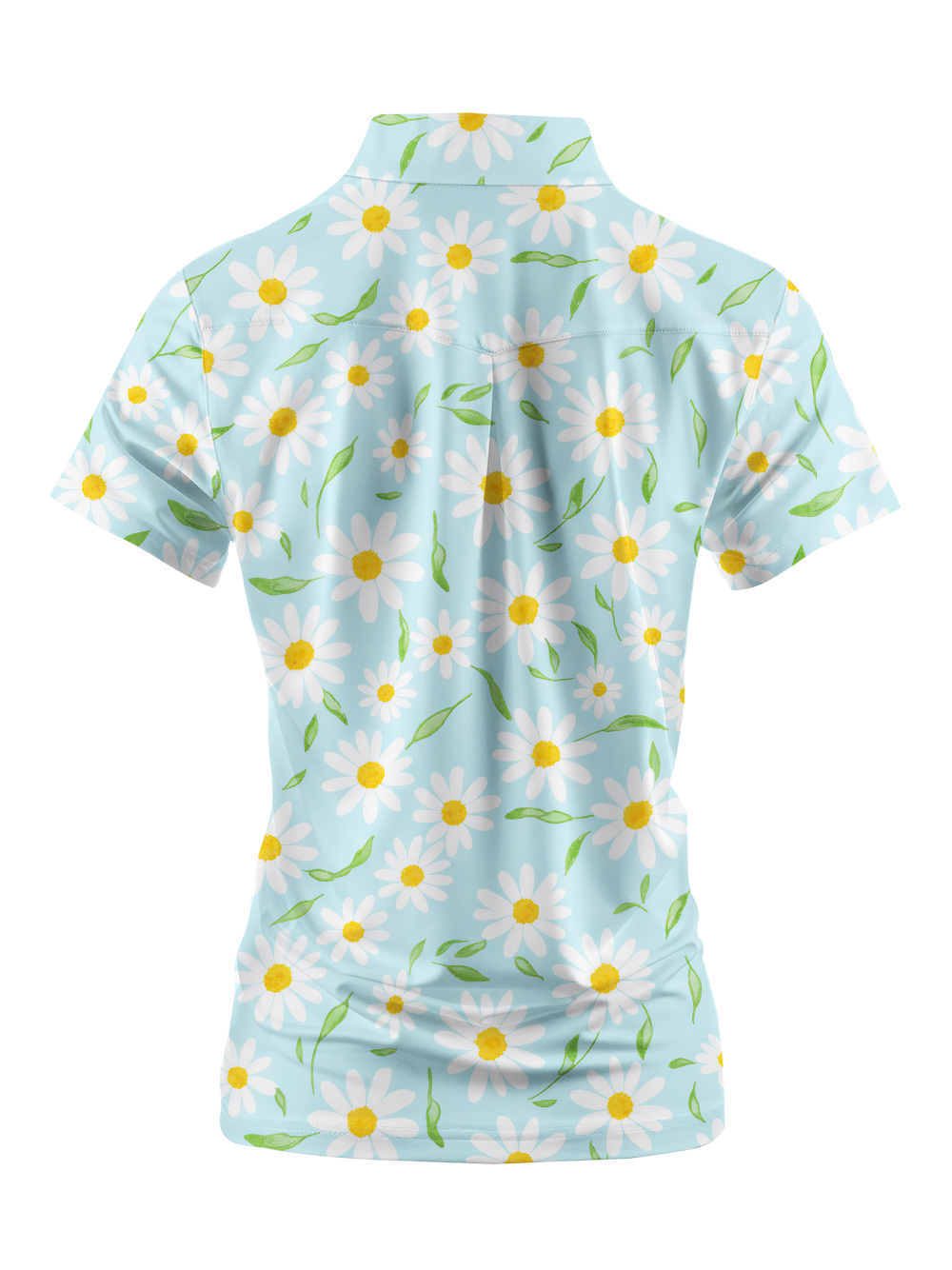 Cherryswing Women's Sunlit Daisies Short Sleeve Polos