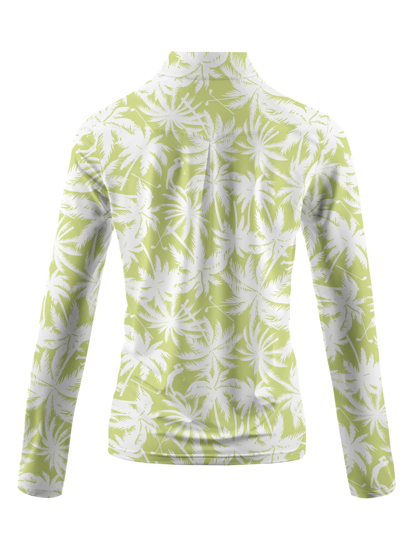 Cherryswing Women's Long Sleeve Stand Collar Golf Polo Shirt