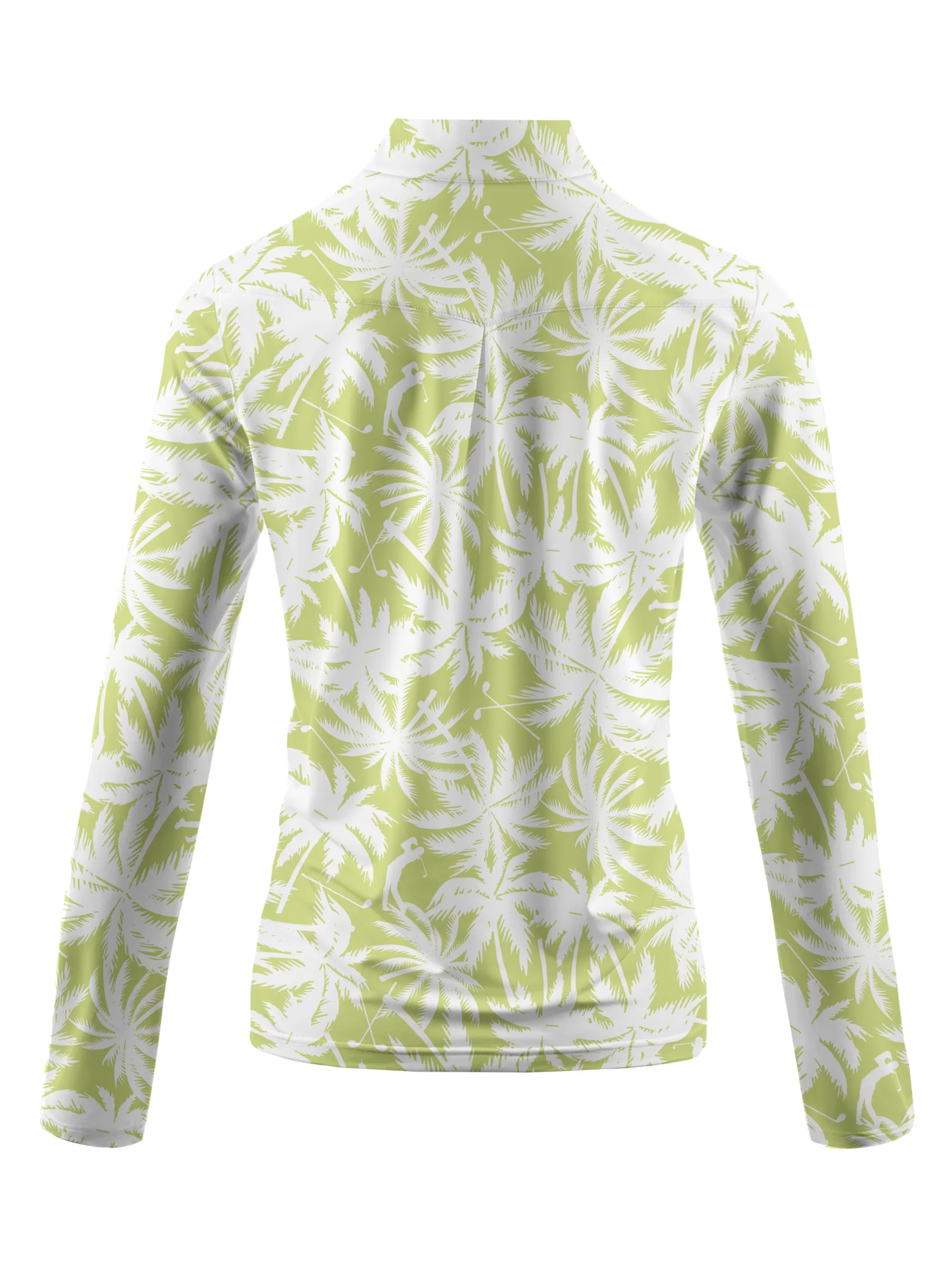 Cherryswing Women's Long Sleeve Stand Collar Golf Polo Shirt