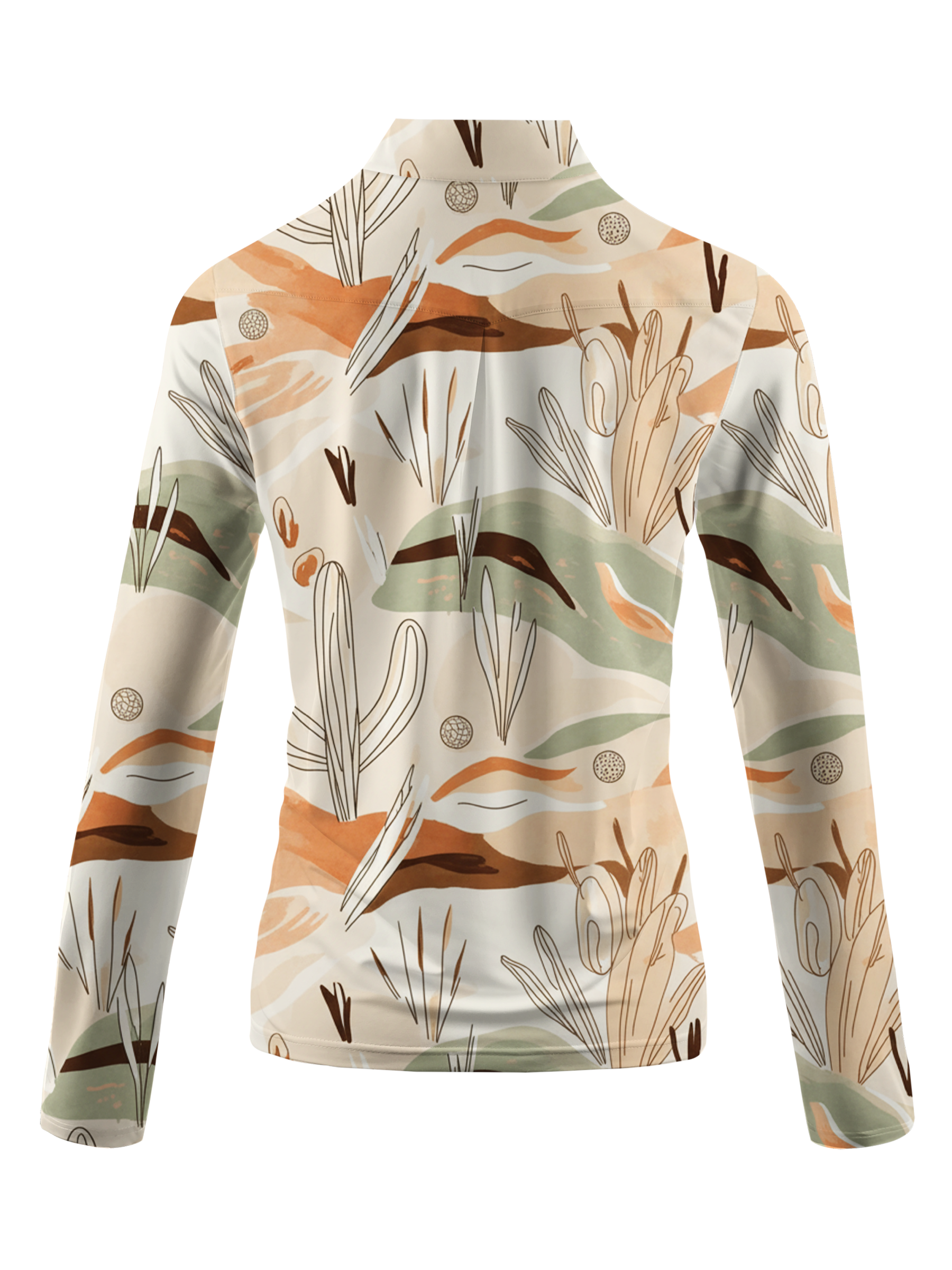 Cherryswing Women's Desert Dunes Links Long Sleeve Golf Shirt