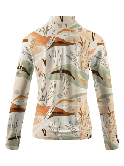 Cherryswing Women's Desert Dunes Links Long Sleeve Golf Shirt
