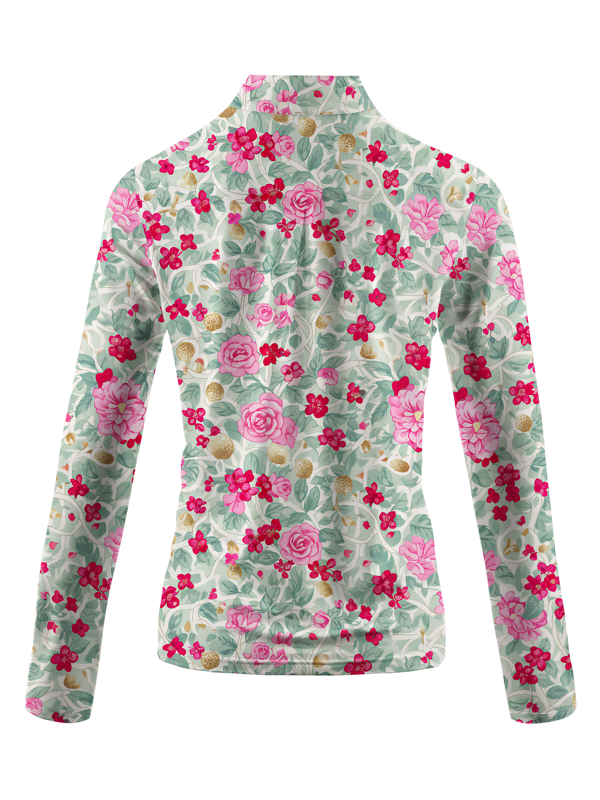 Cherryswing Women's Rose Haven Long Sleeve Golf Shirt