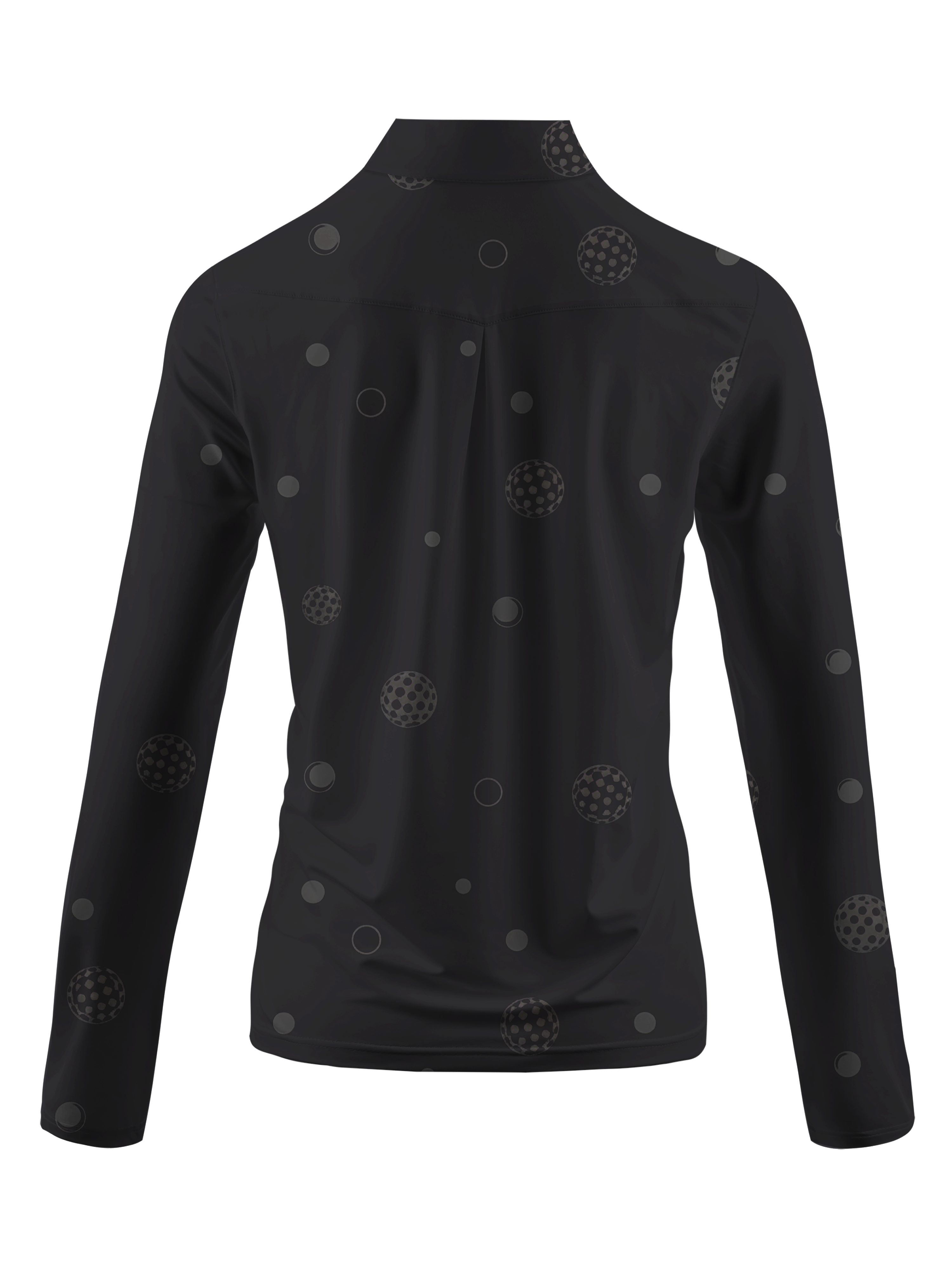 Cherryswing Women's Midnight Dimple Long Sleeve Golf Shirt