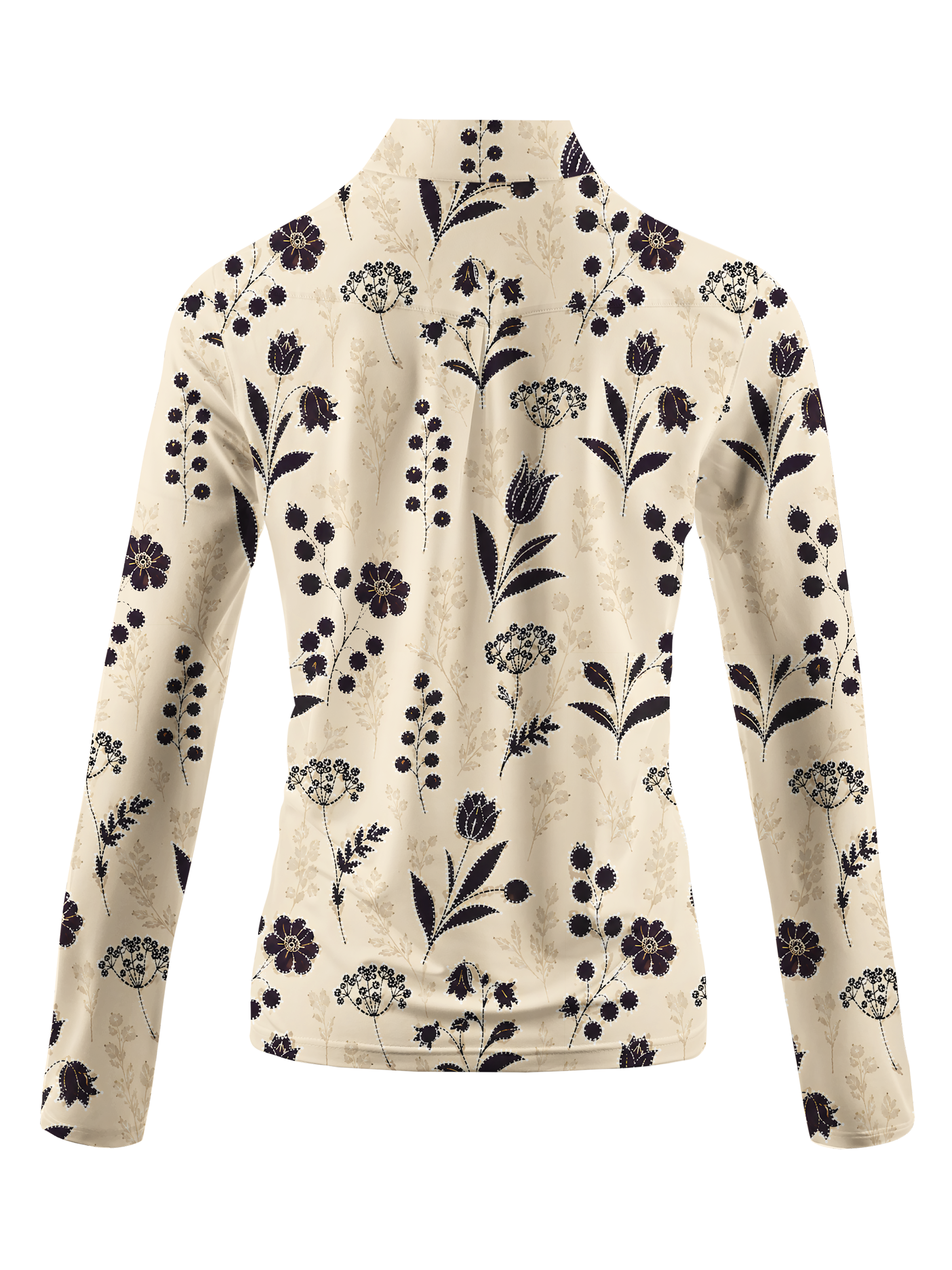 Cherryswing Women's Shadows Dance Long Sleeve Golf Shirt