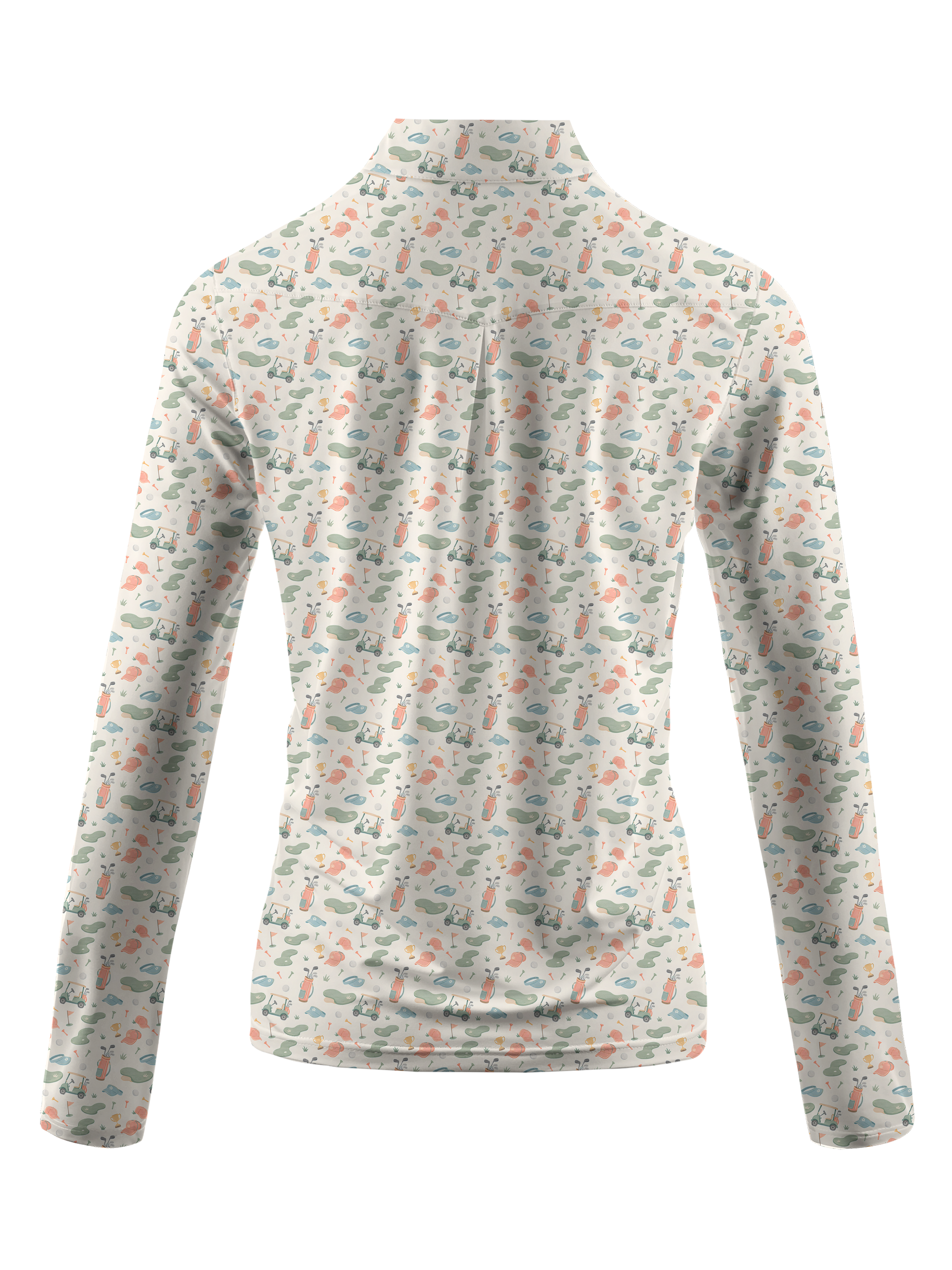 Cherryswing Women's Course Sketch Long Sleeve Golf Shirt