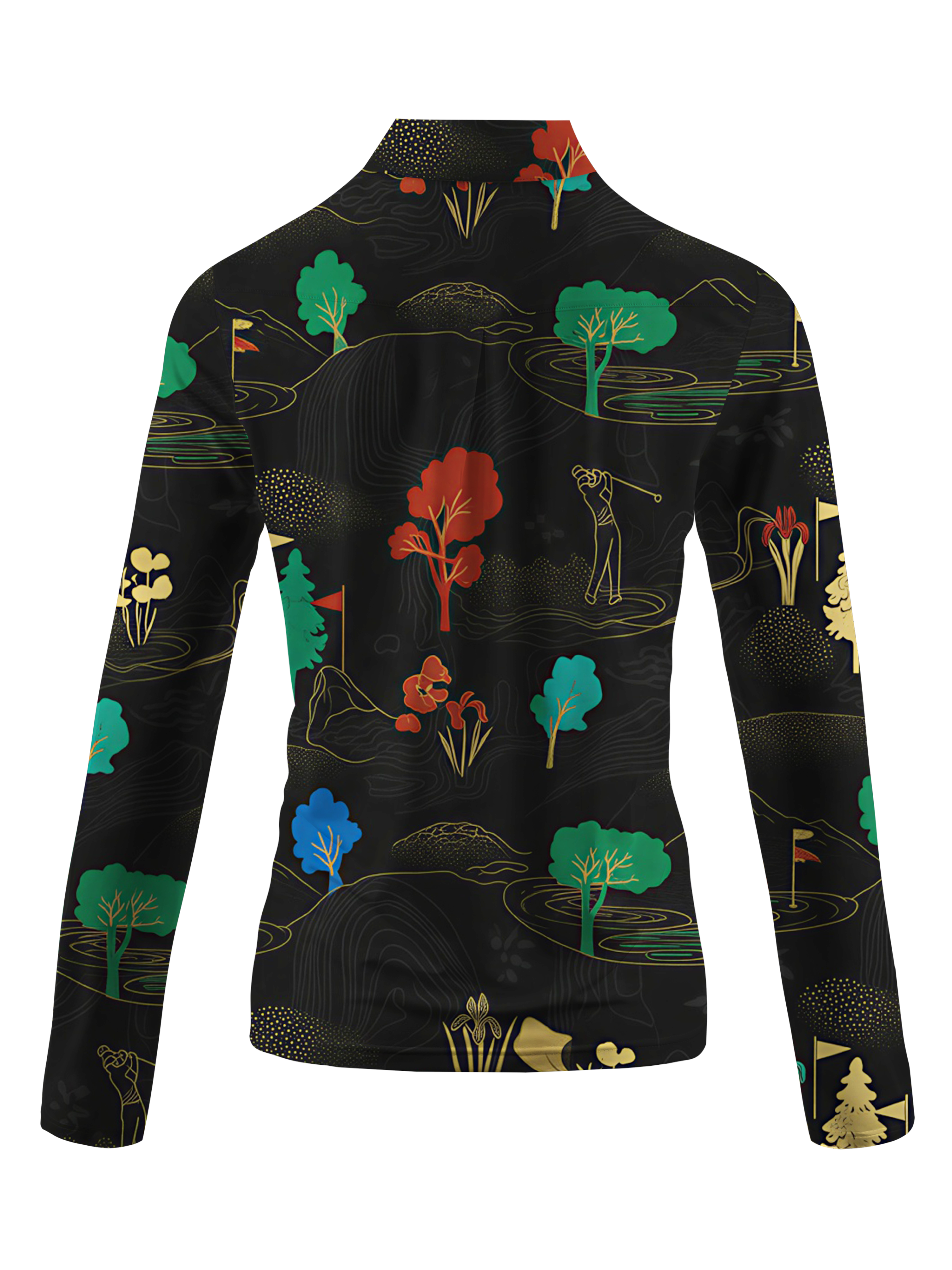 Cherryswing Women's Night Terrain Long Sleeve Golf Shirt