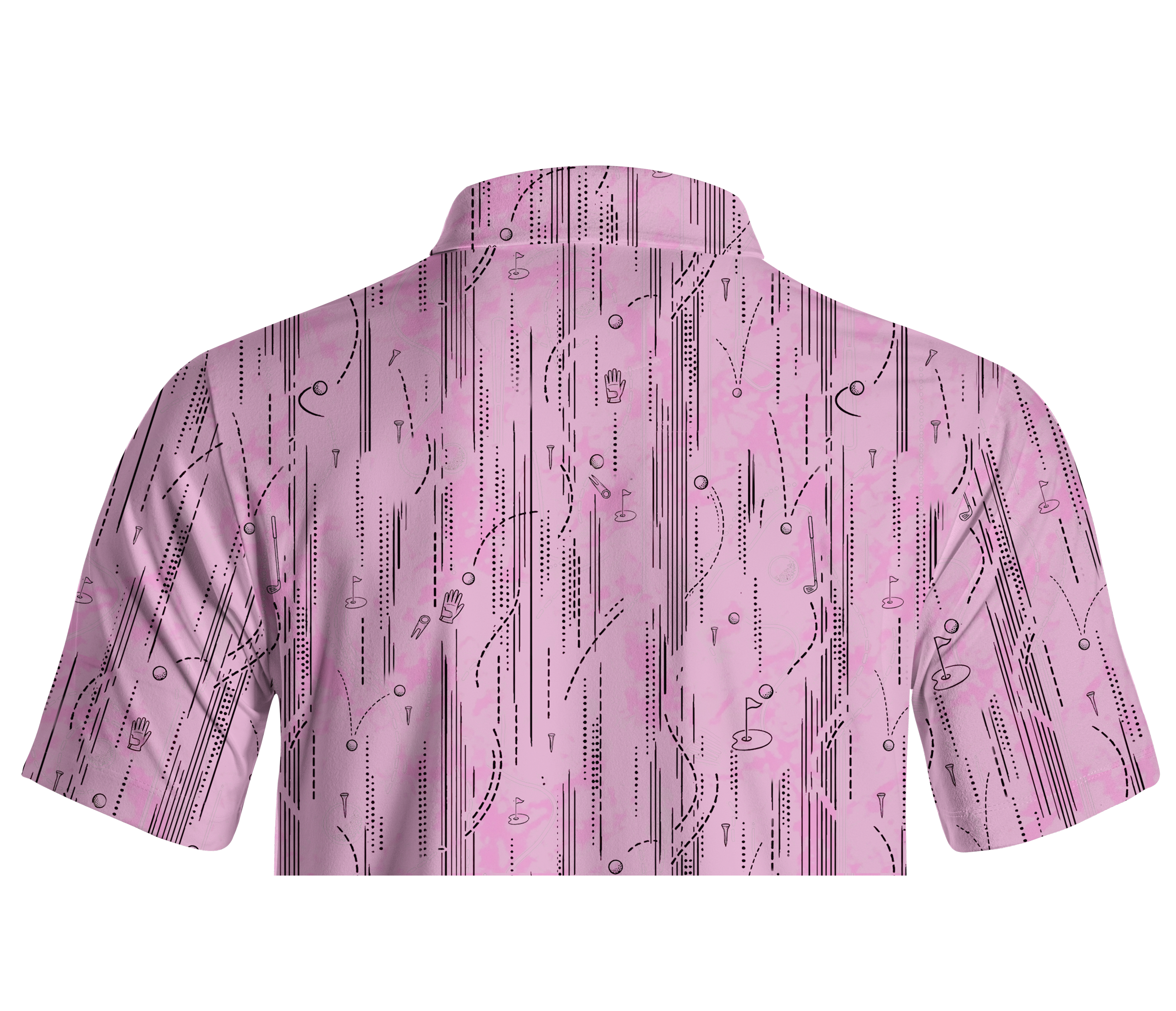 Cherryswing Playful Fairway Motion Men's Polo Shirt