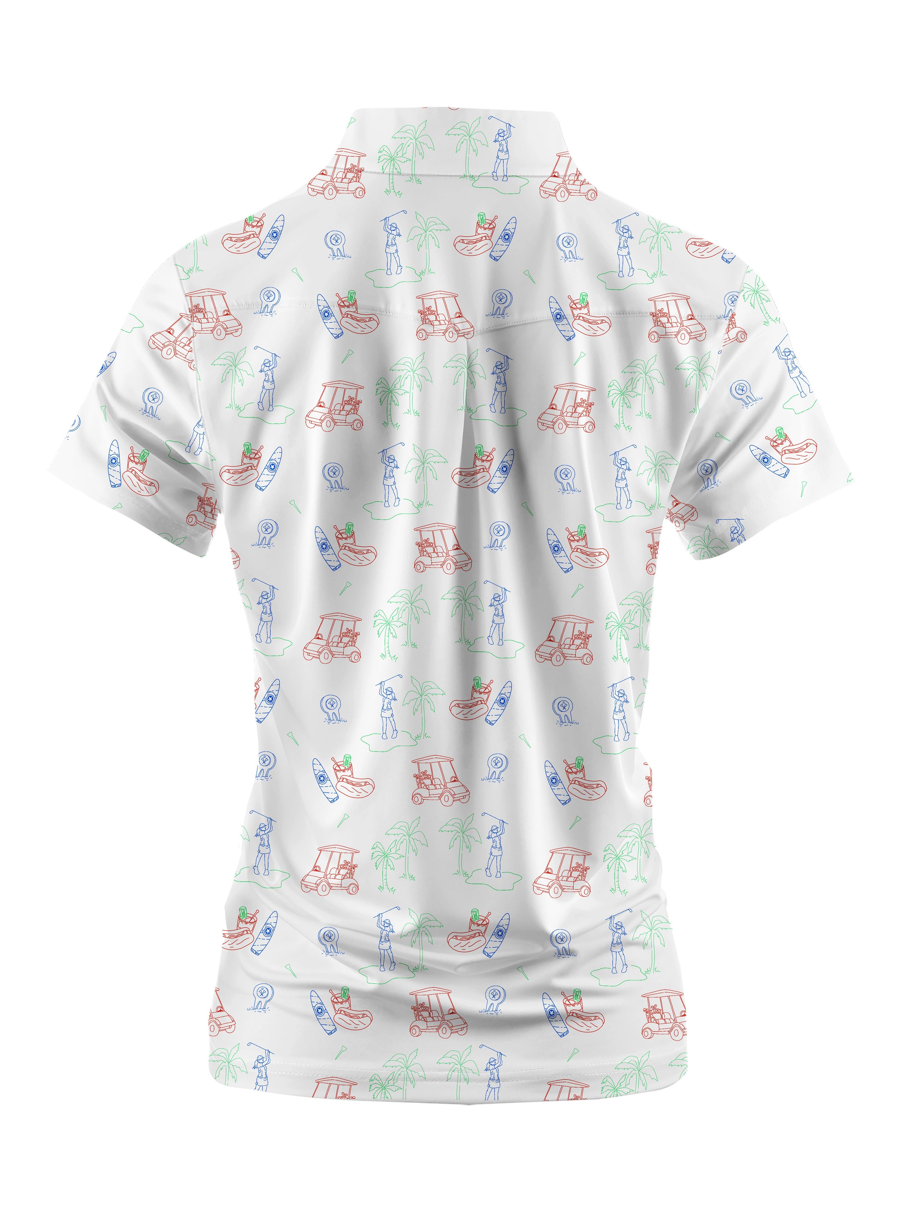 Cherryswing Women's Golf Course Short Sleeve Golf Polo Shirt