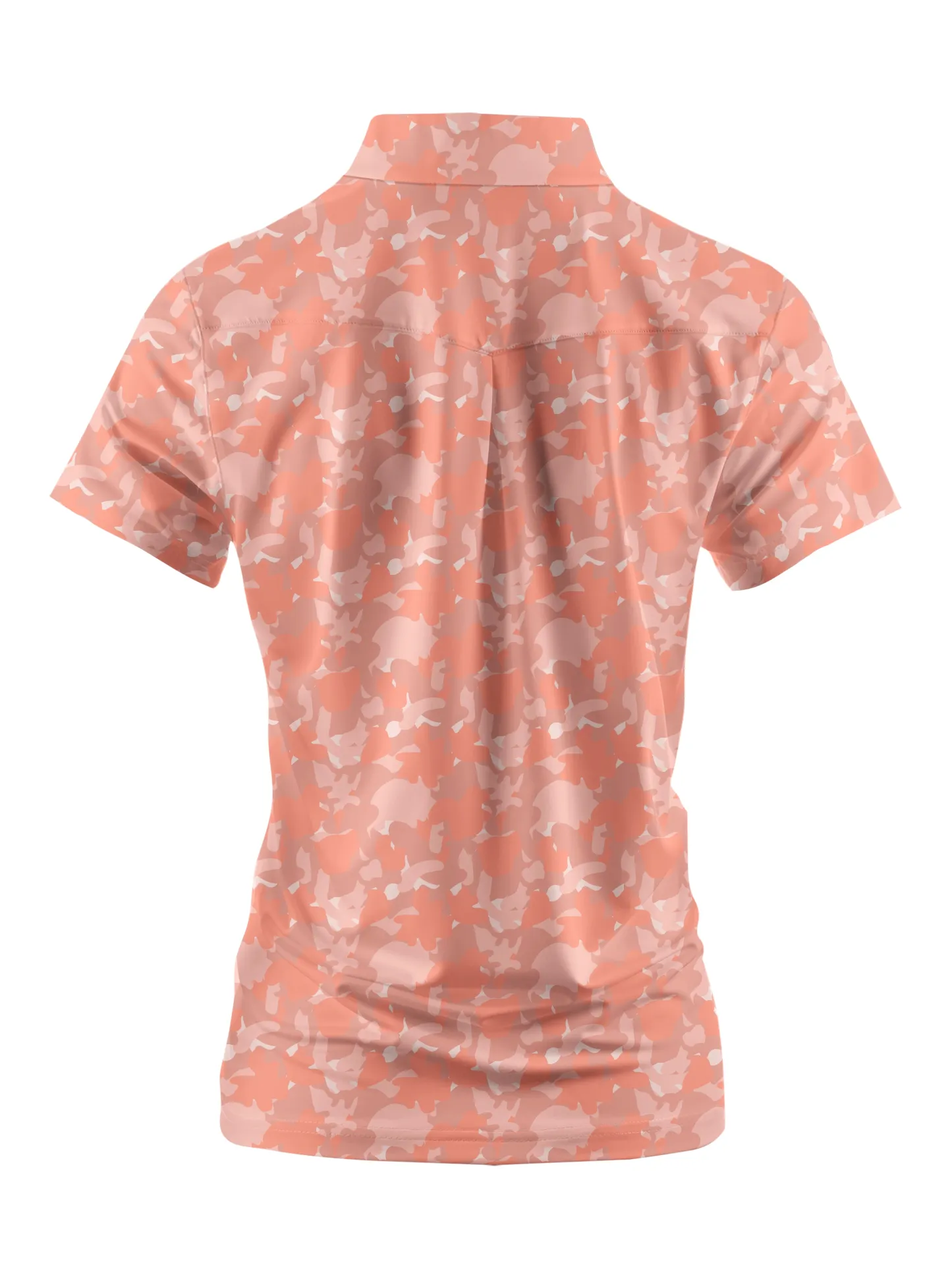 Cherryswing Women's Camouflage Golf Short Sleeve Polo Shirt