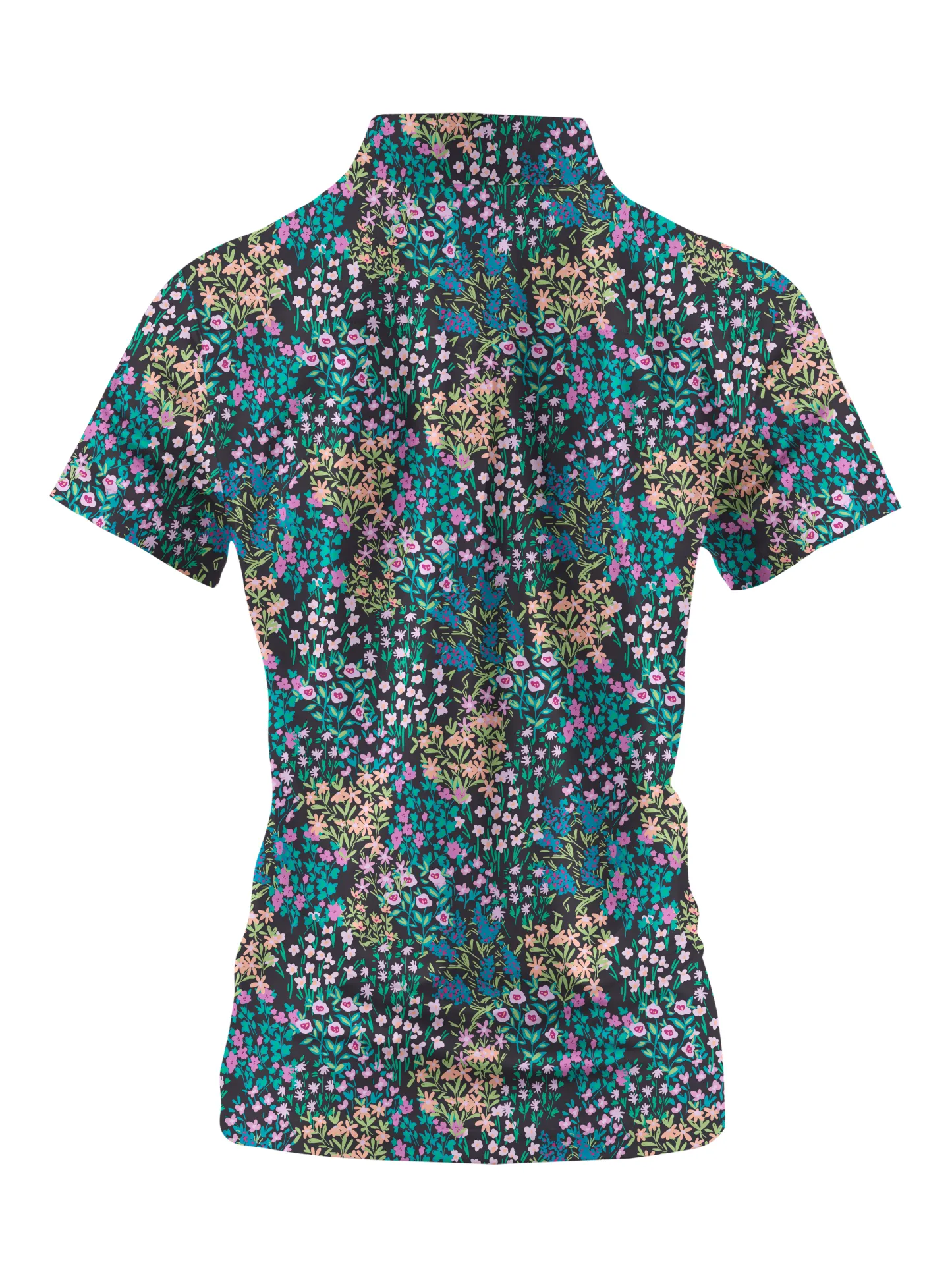 Cherryswing Women's Blossom Golf Short Sleeve Polo Shirt