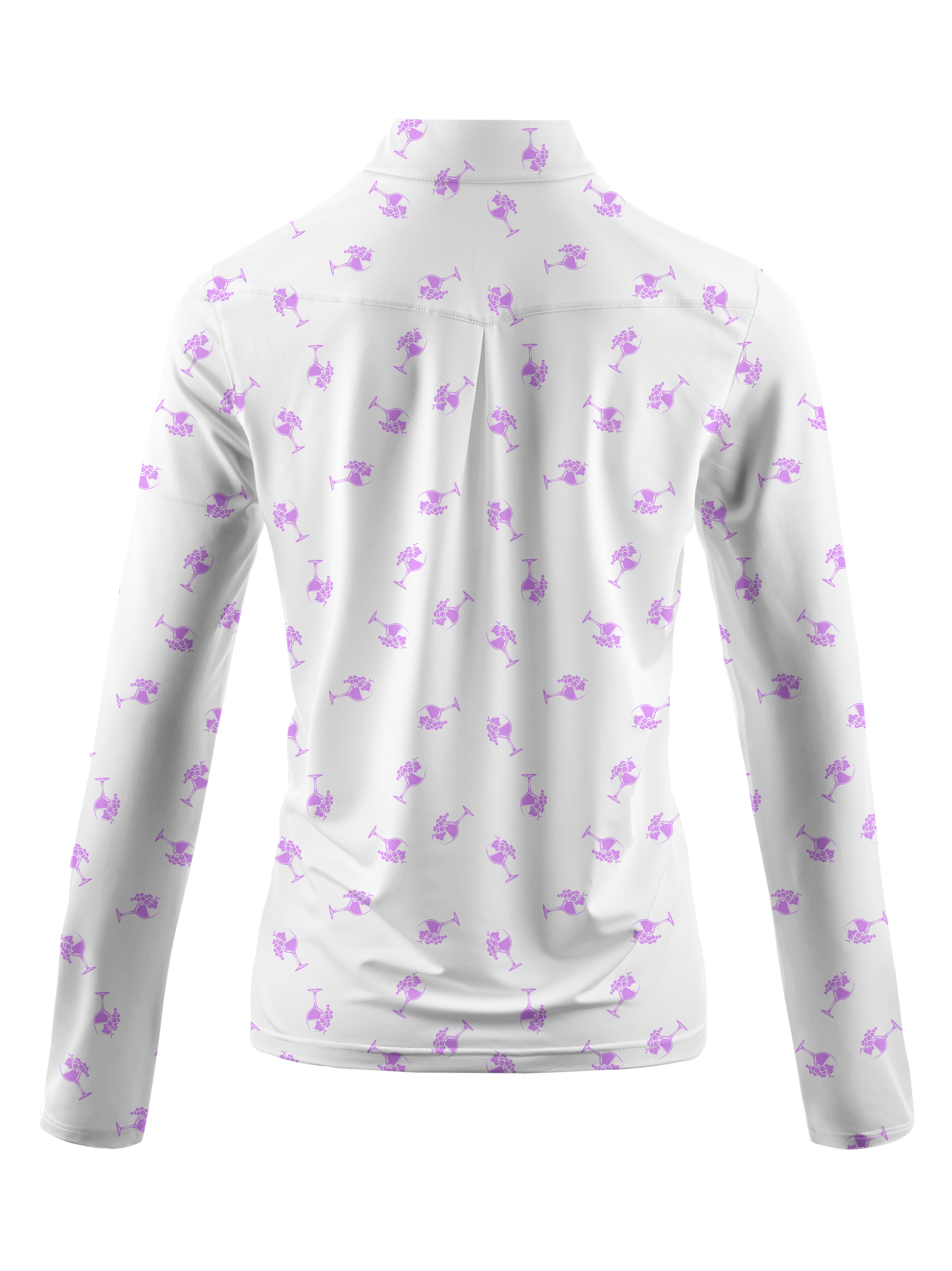 Cherryswing Women's 1/4 Zip Long Sleeve Golf Polo Shirt