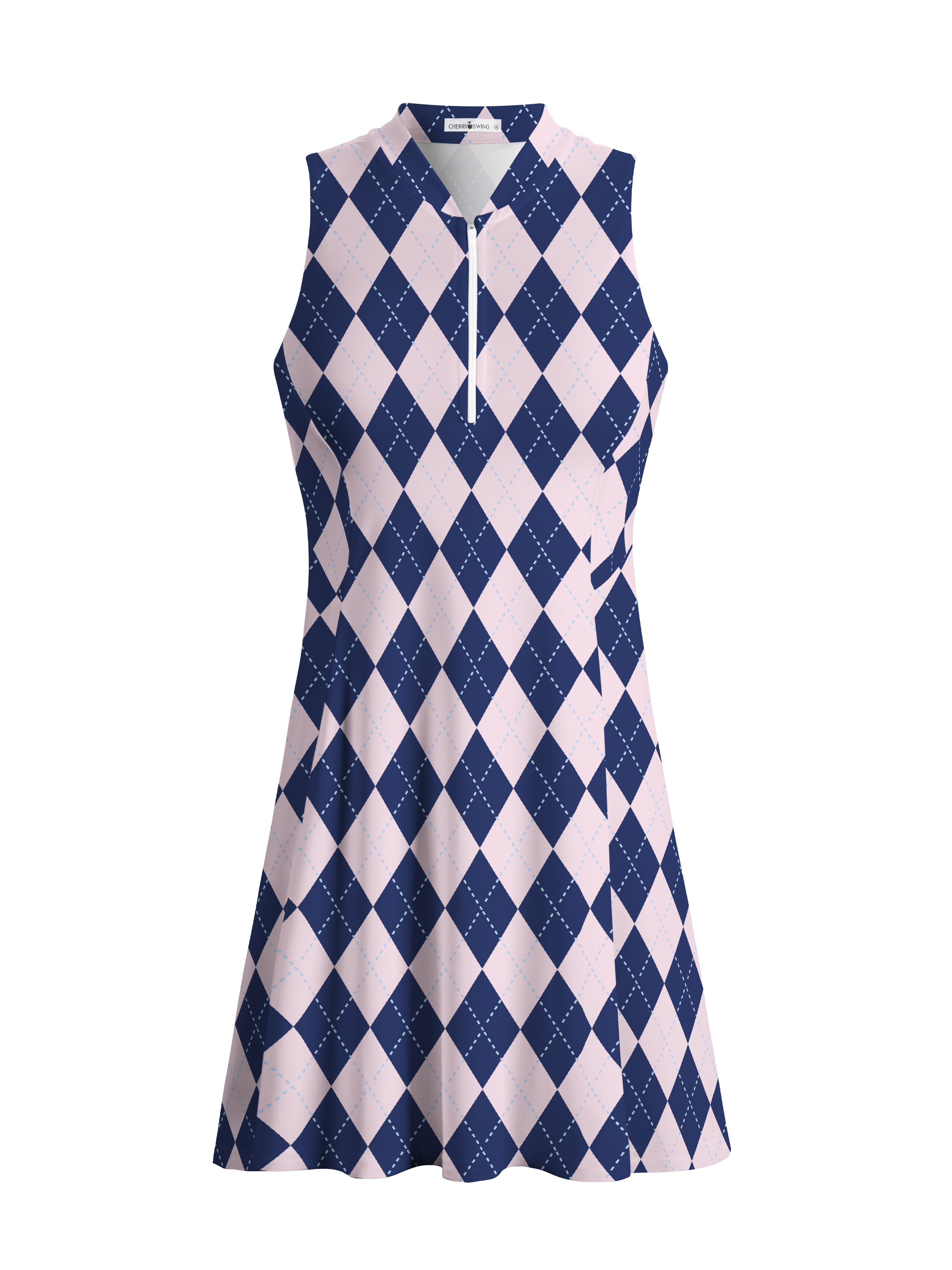 Cherryswing Rose Color Golf Dress With Shorts