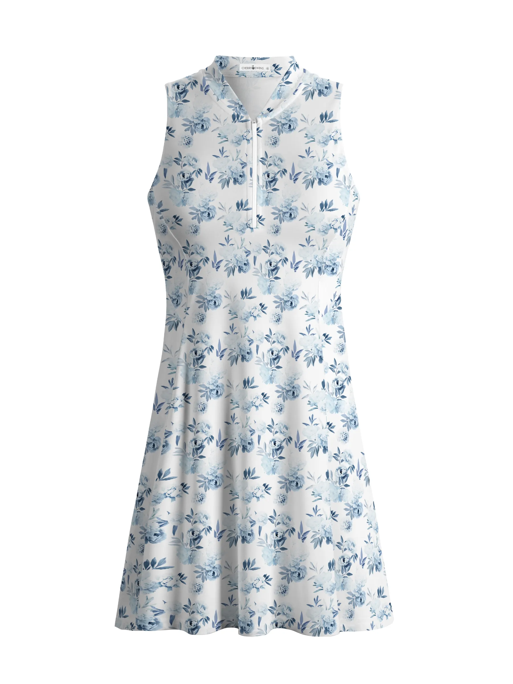 Cherryswing Blue Floral Golf Dress