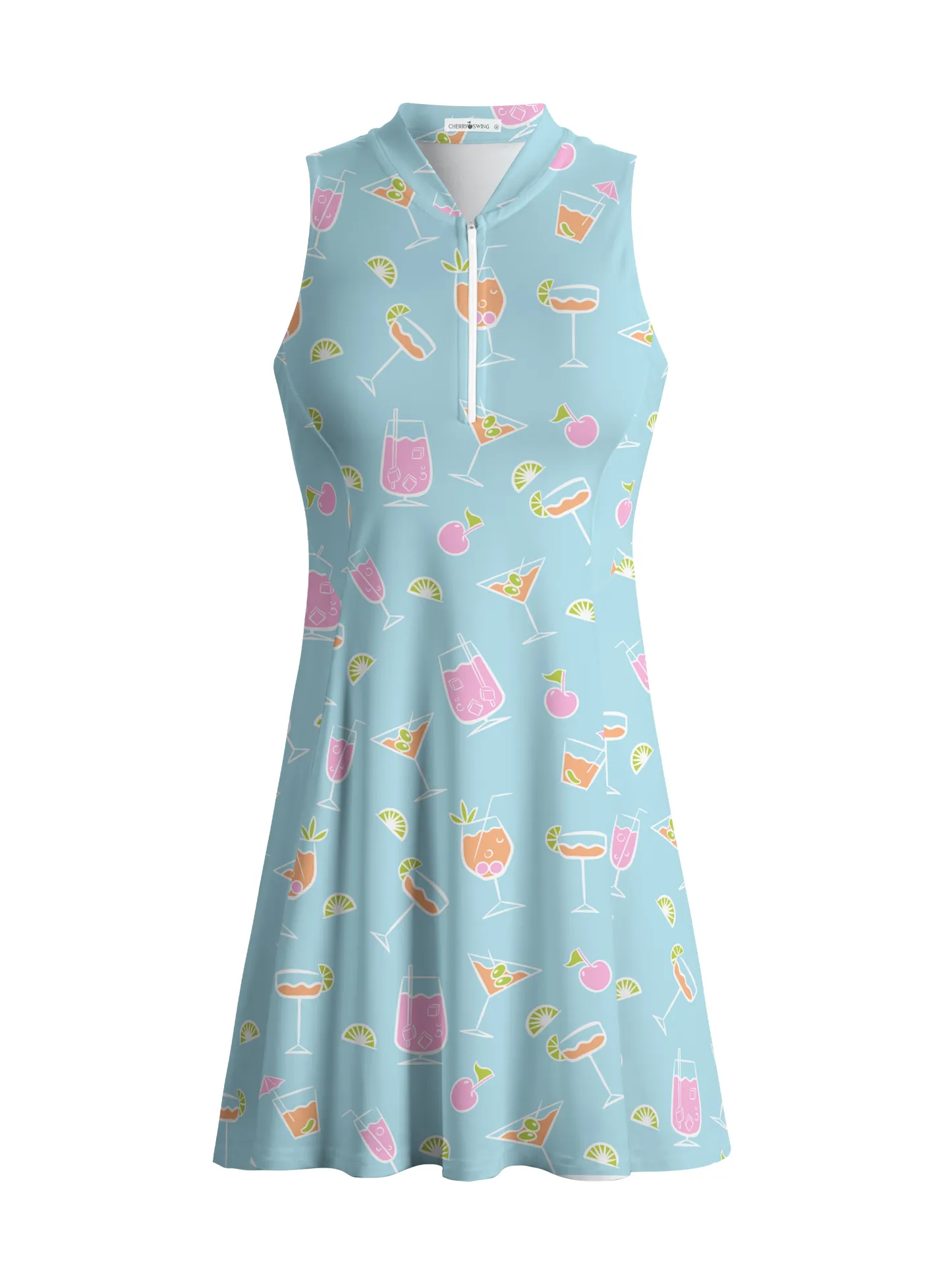 Cherryswing Refreshing Cocktails Golf Dress With Shorts