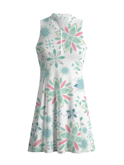 Cherryswing Springtime Garden Golf Dress With Shorts