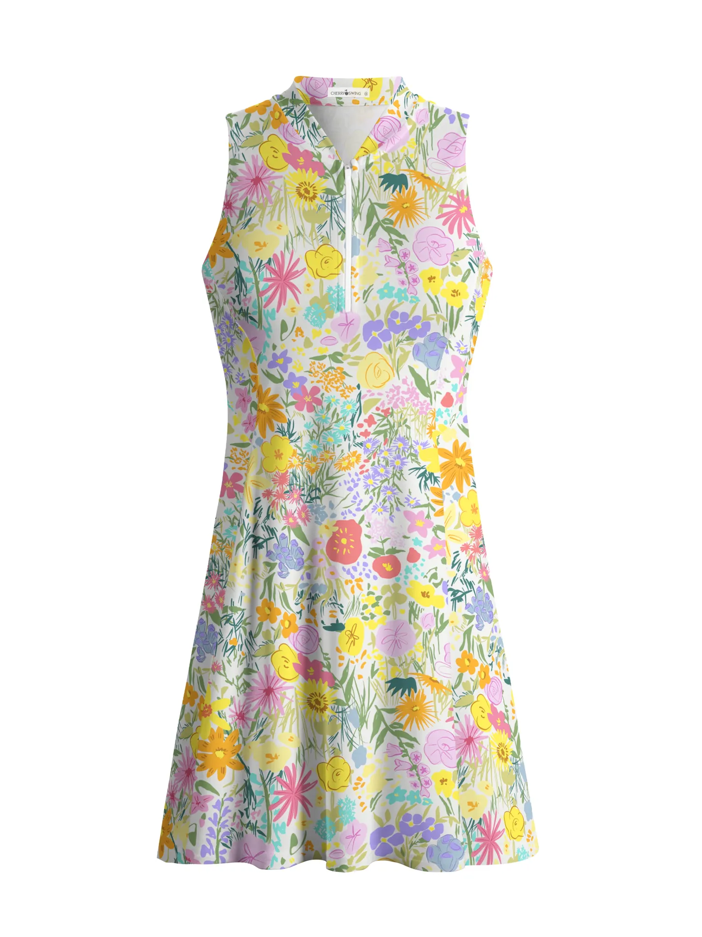Cherryswing Nature's Beauty Golf Dress With Shorts