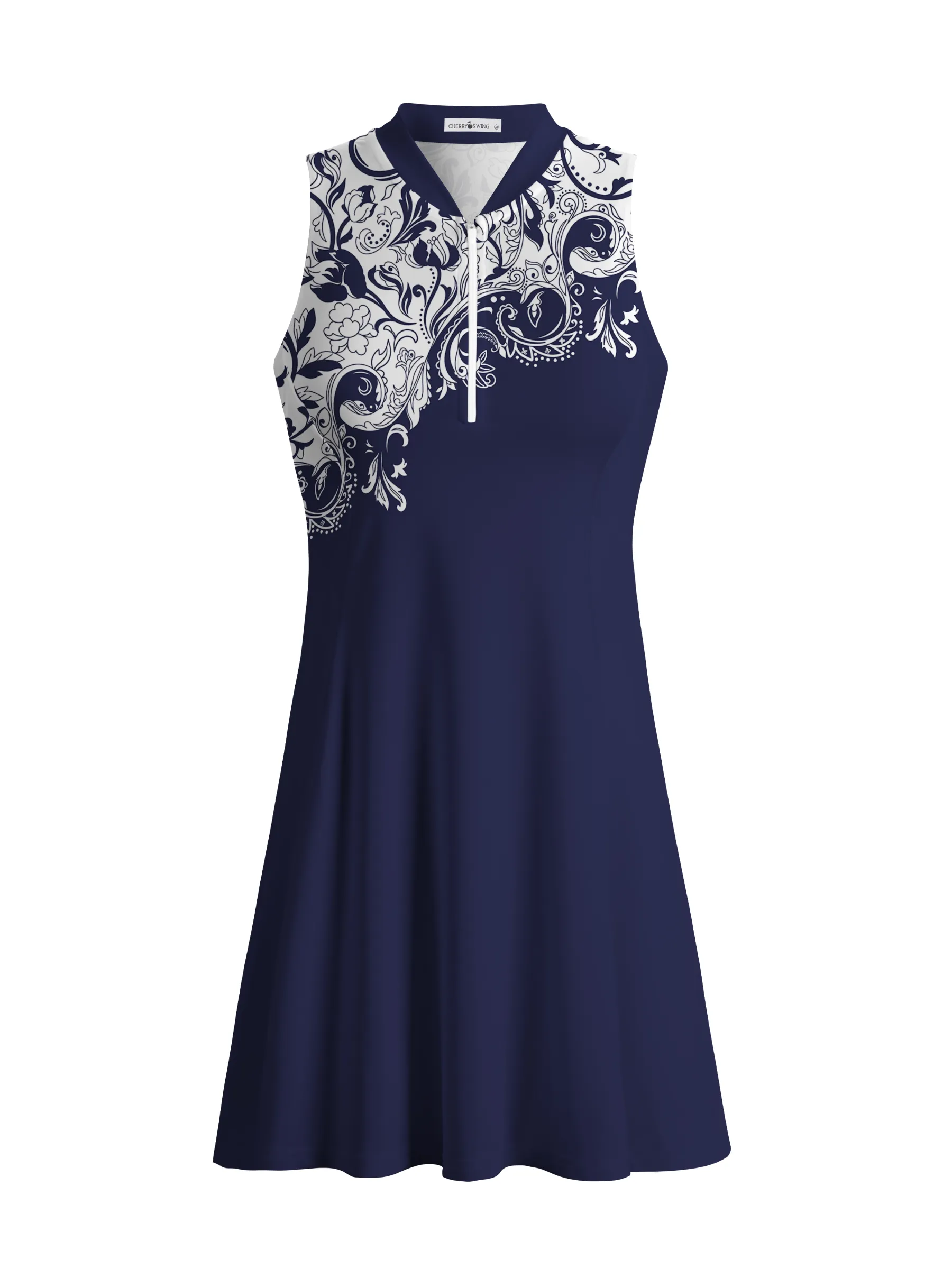 Cherryswing Timeless Artistry Golf Dress With Shorts