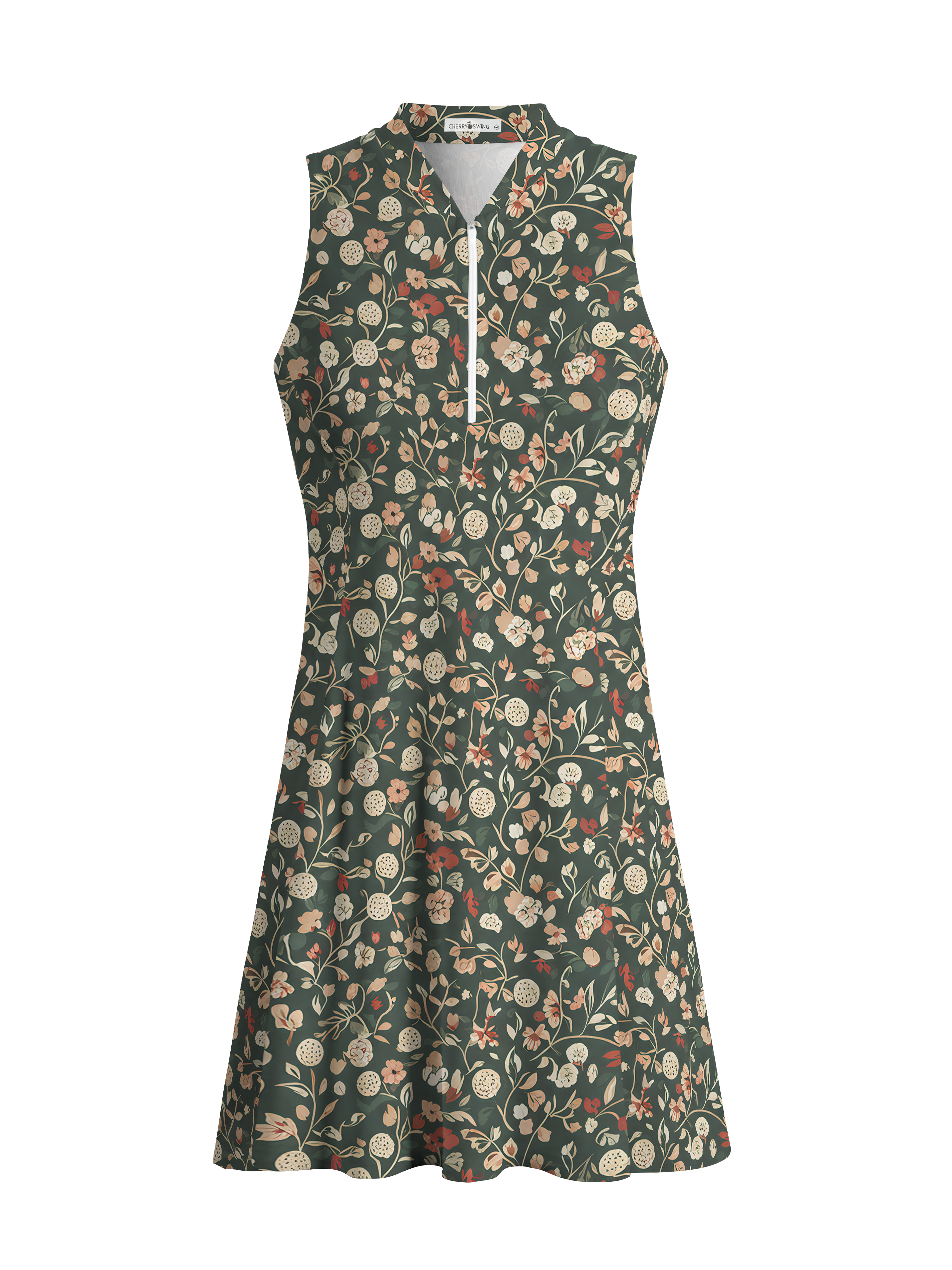 Cherryswing Vintage Vine Golf Dress With Shorts
