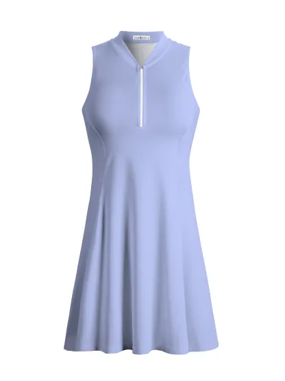 Cherryswing Geometric Pattern Golf Dress