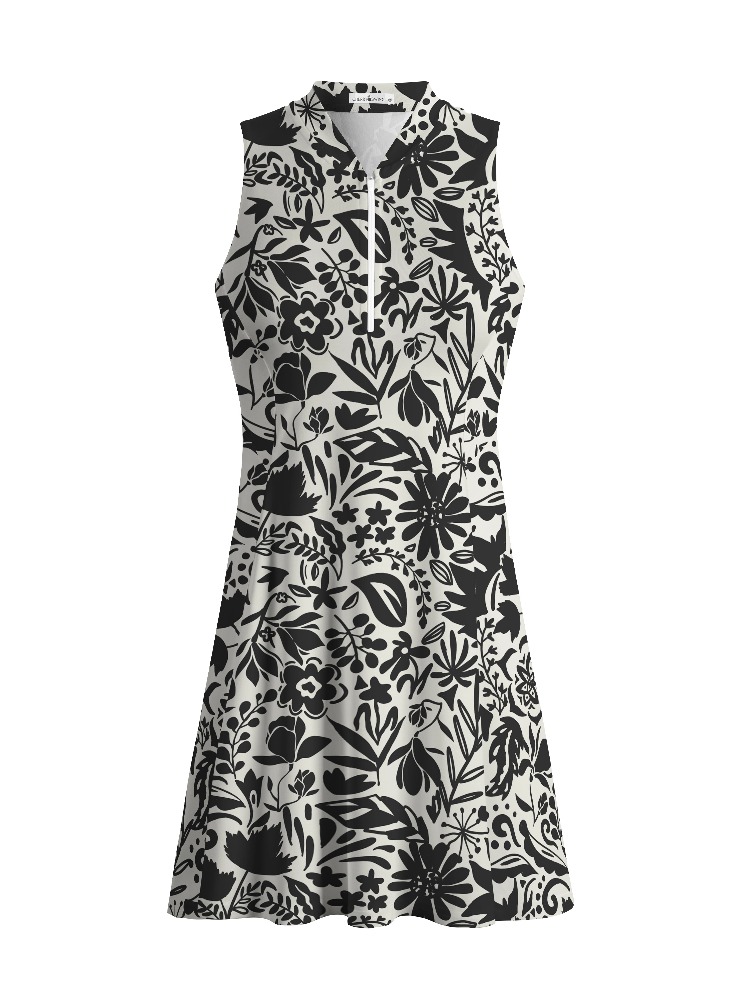 Cherryswing Geometric Art Golf Dress With Shorts