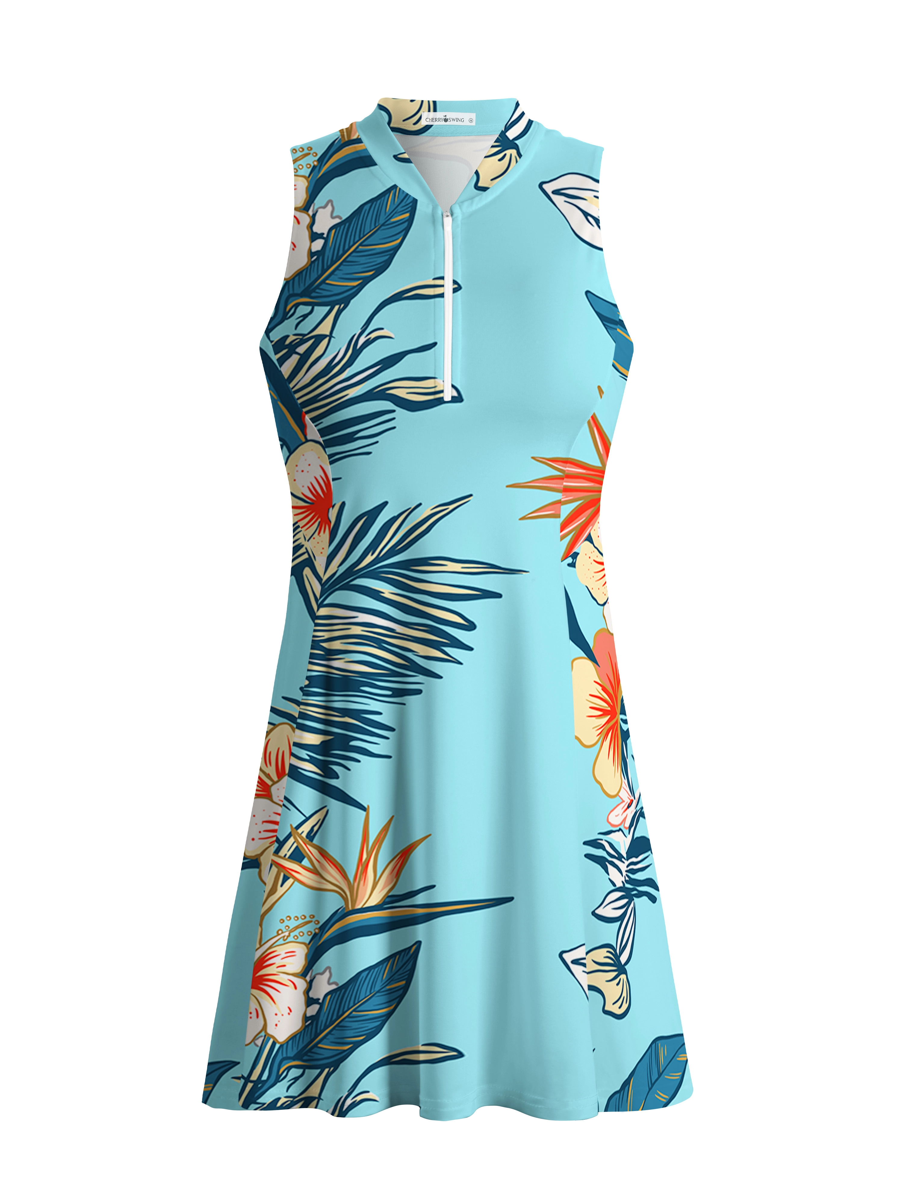 Cherryswing Relaxing Hawaii Golf Dress With Shorts