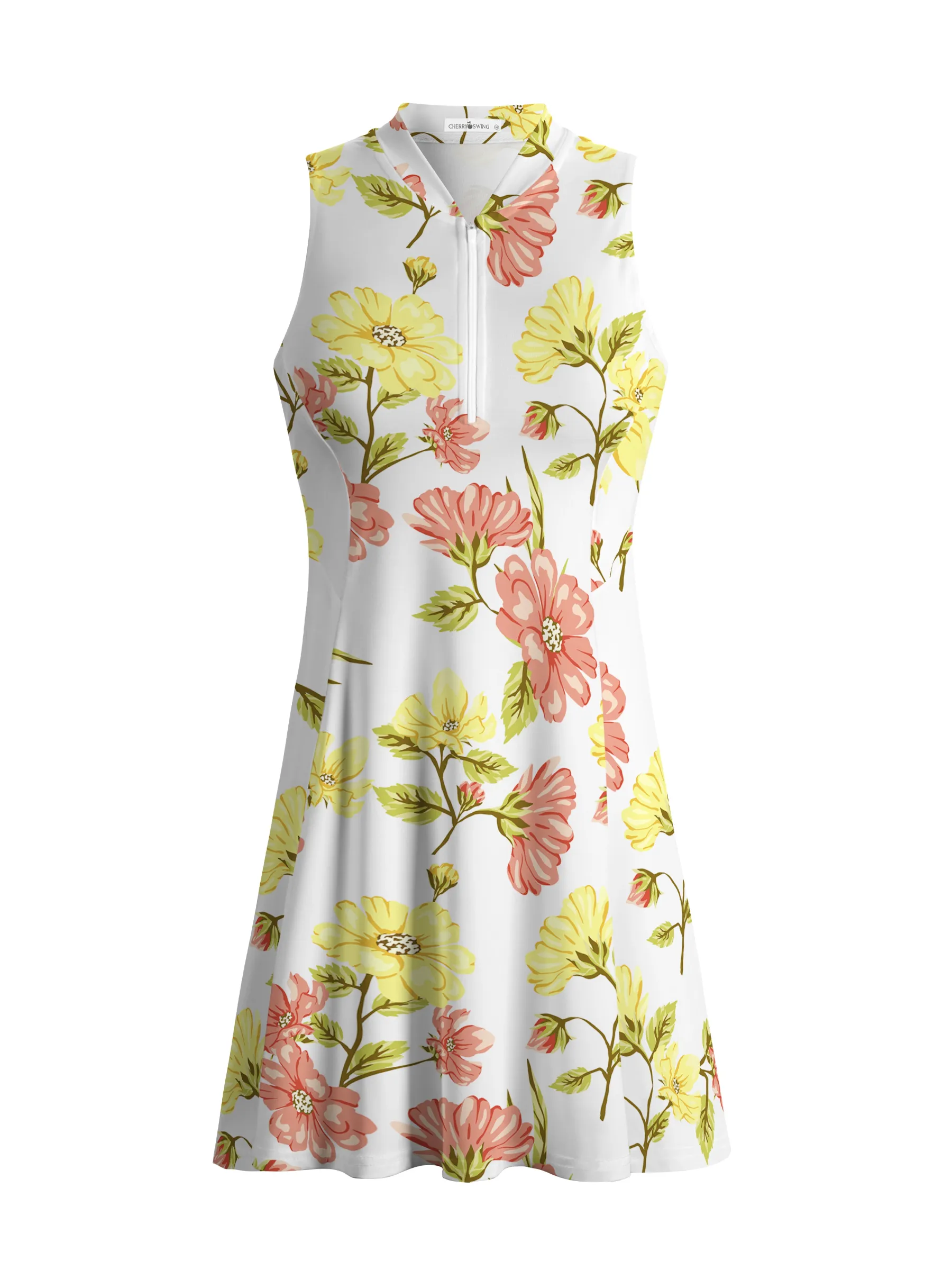 Cherryswing Colorful Spring Golf Dress With Shorts