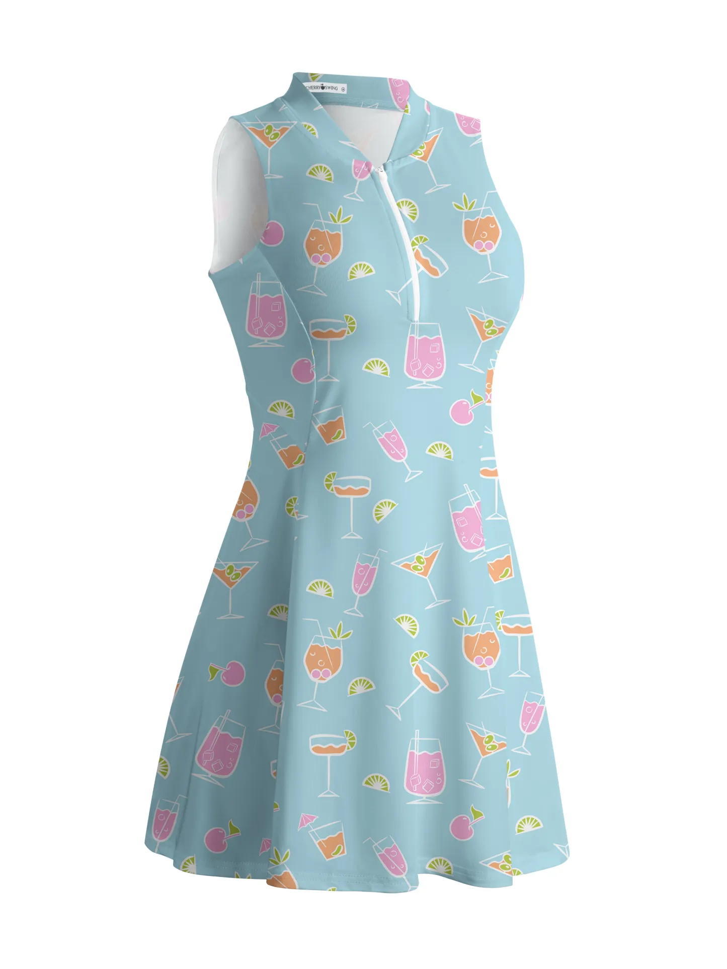Cherryswing Refreshing Cocktails Golf Dress With Shorts