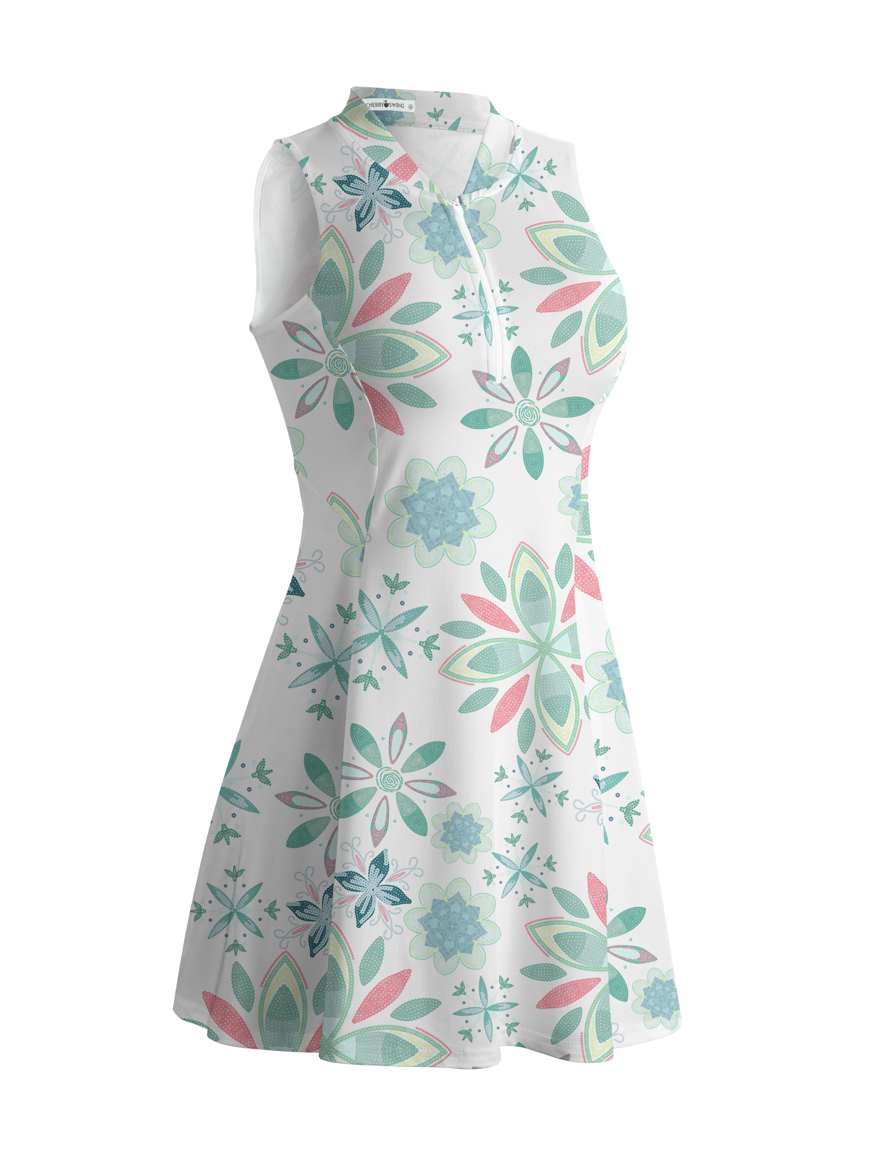 Cherryswing Springtime Garden Golf Dress With Shorts