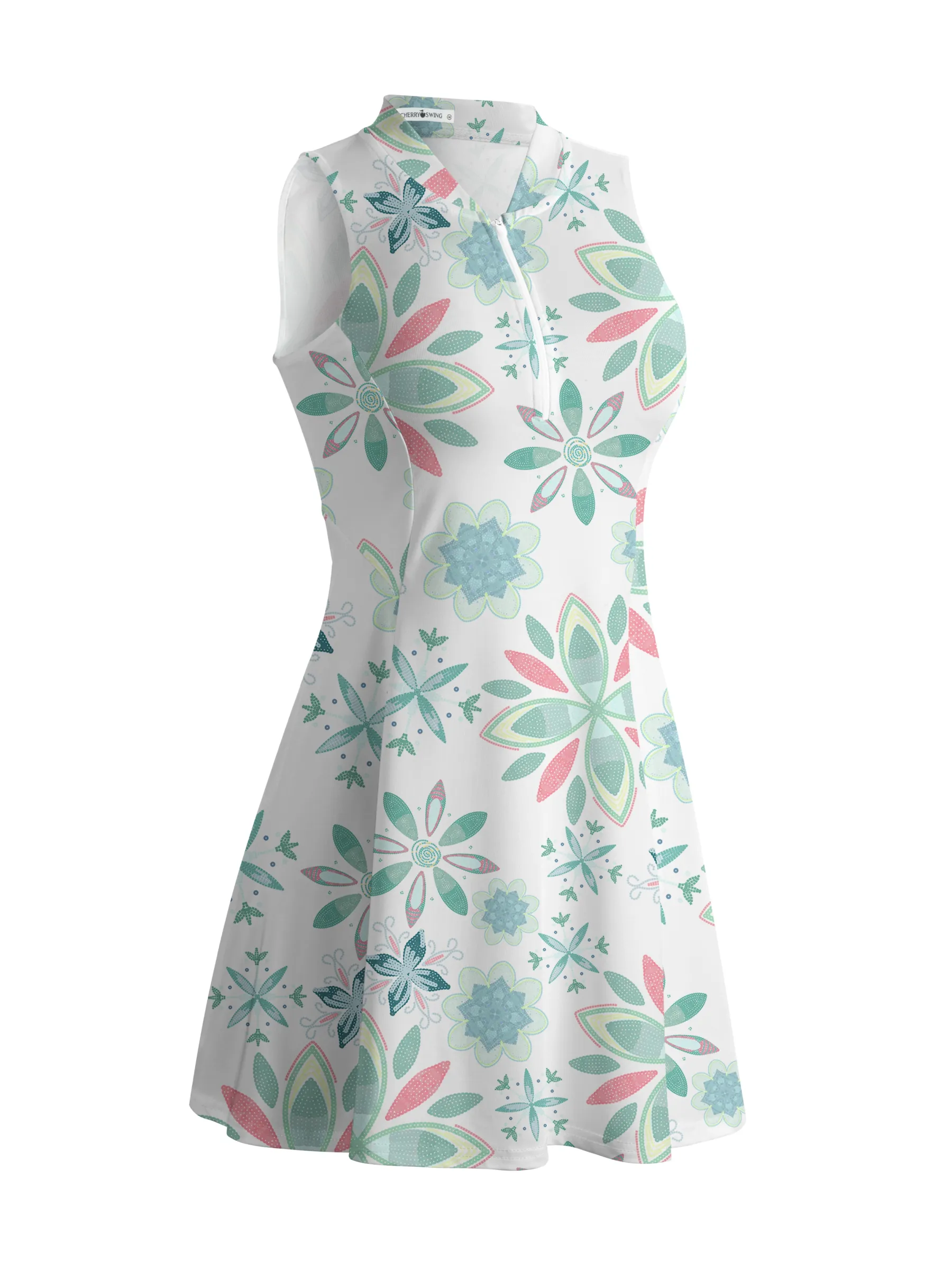 Cherryswing Springtime Garden Golf Dress With Shorts