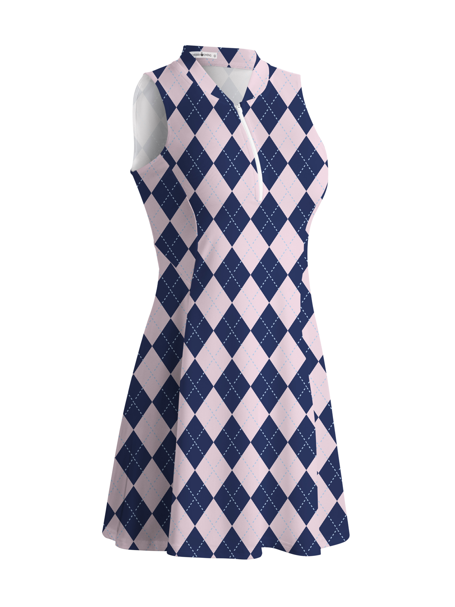 Cherryswing Rose Color Golf Dress With Shorts