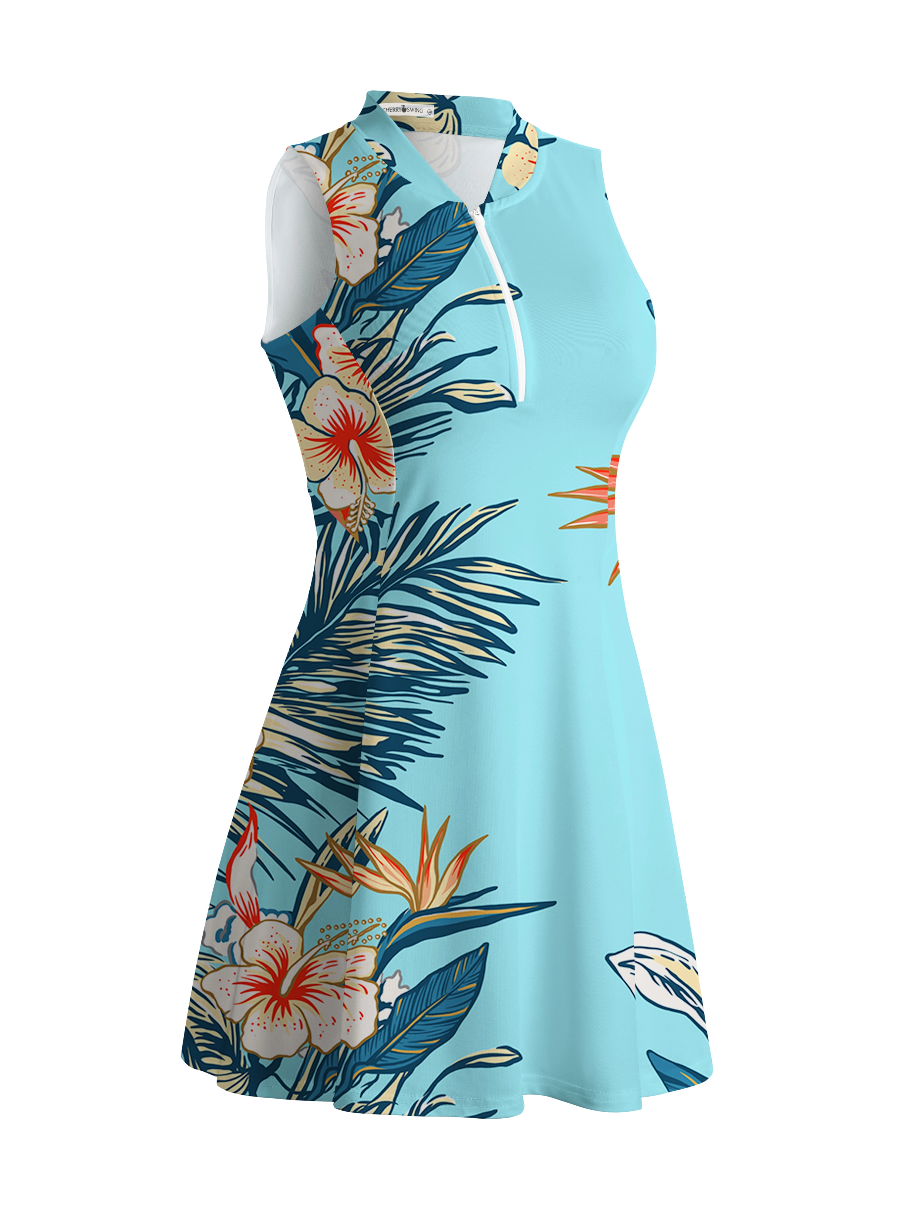 Cherryswing Relaxing Hawaii Golf Dress With Shorts