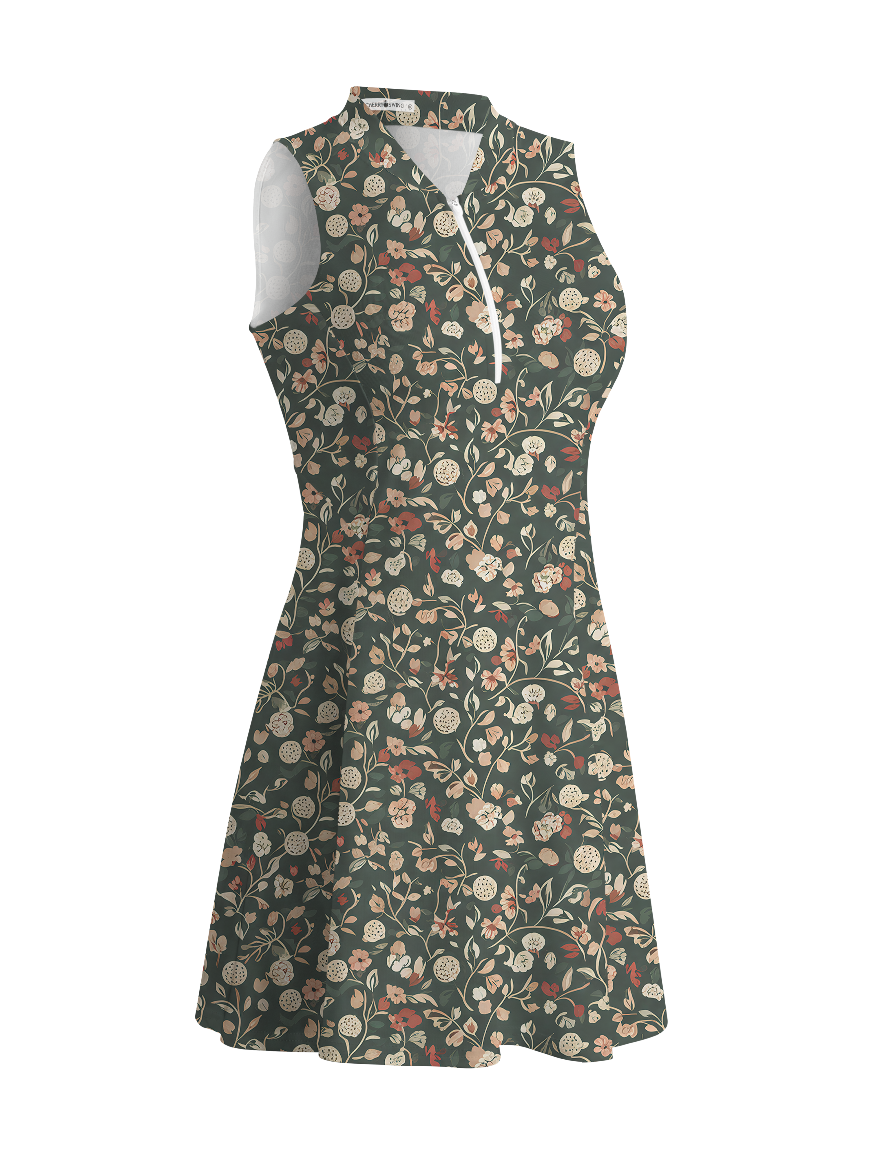 Cherryswing Vintage Vine Golf Dress With Shorts
