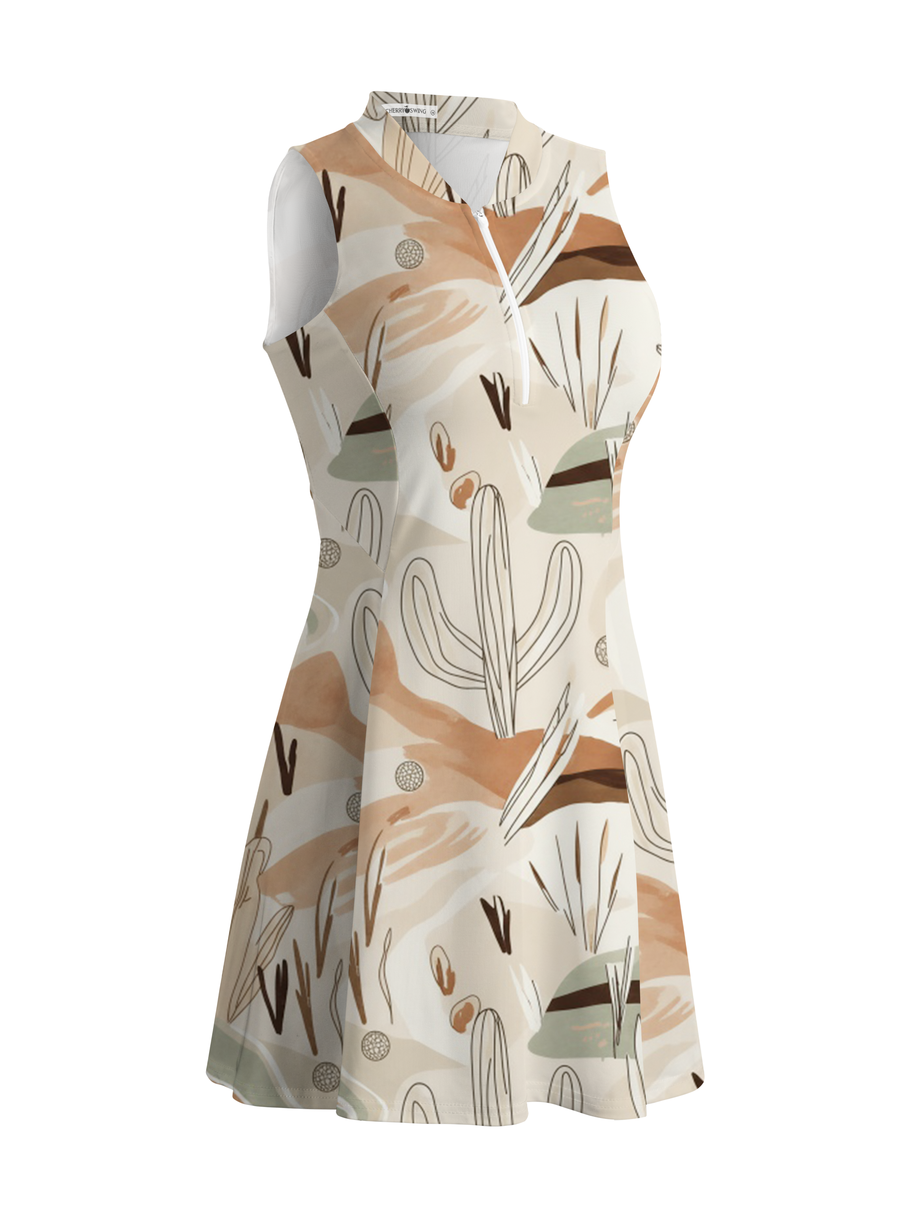 Cherryswing Desert Dunes Links Golf Dress With Shorts