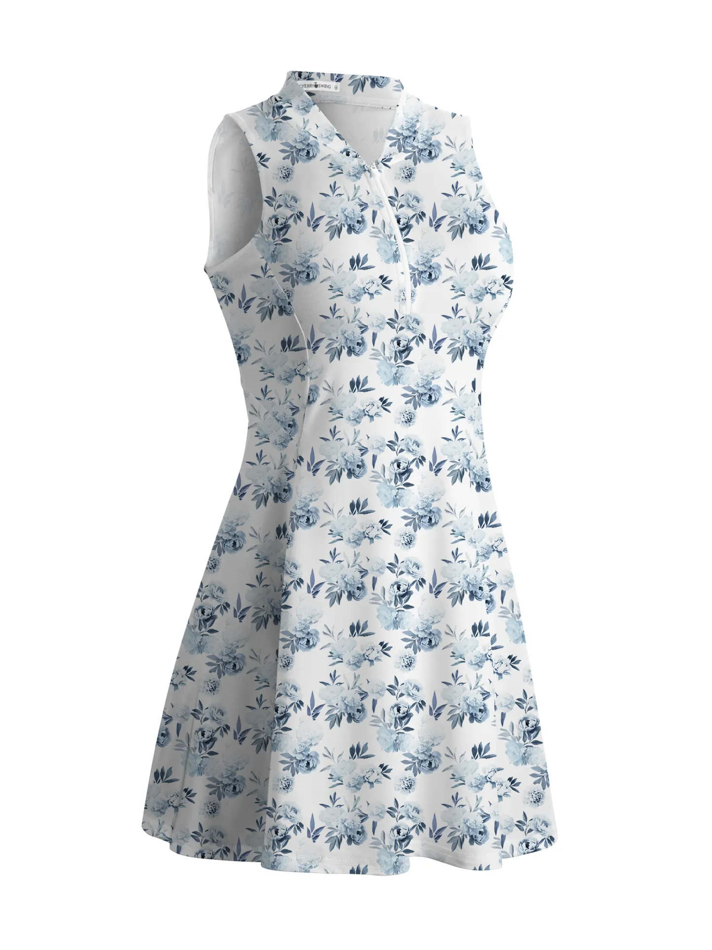 Cherryswing Blue Floral Golf Dress