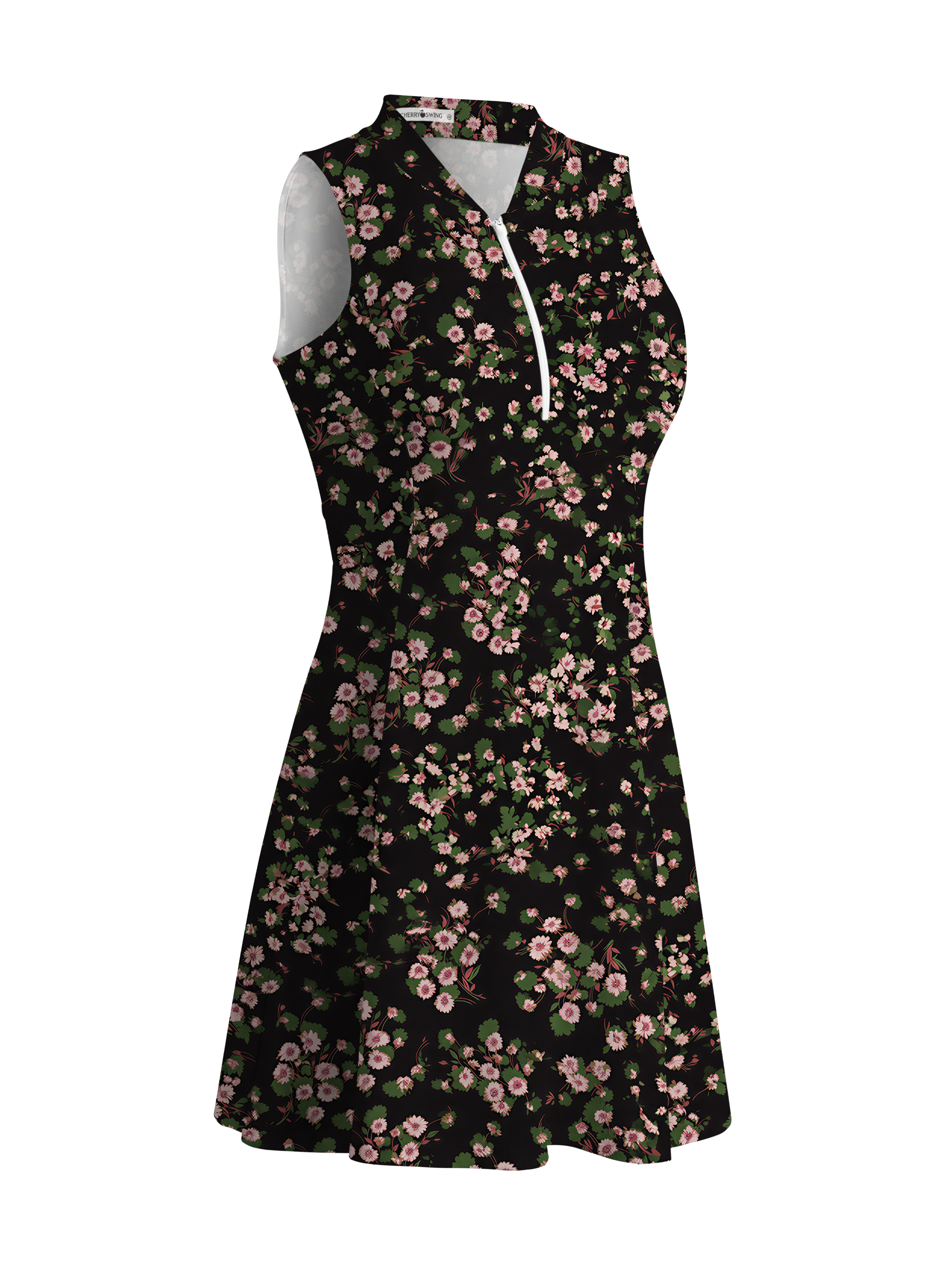 Cherryswing Floral Meadow Print Golf Dress With Shorts