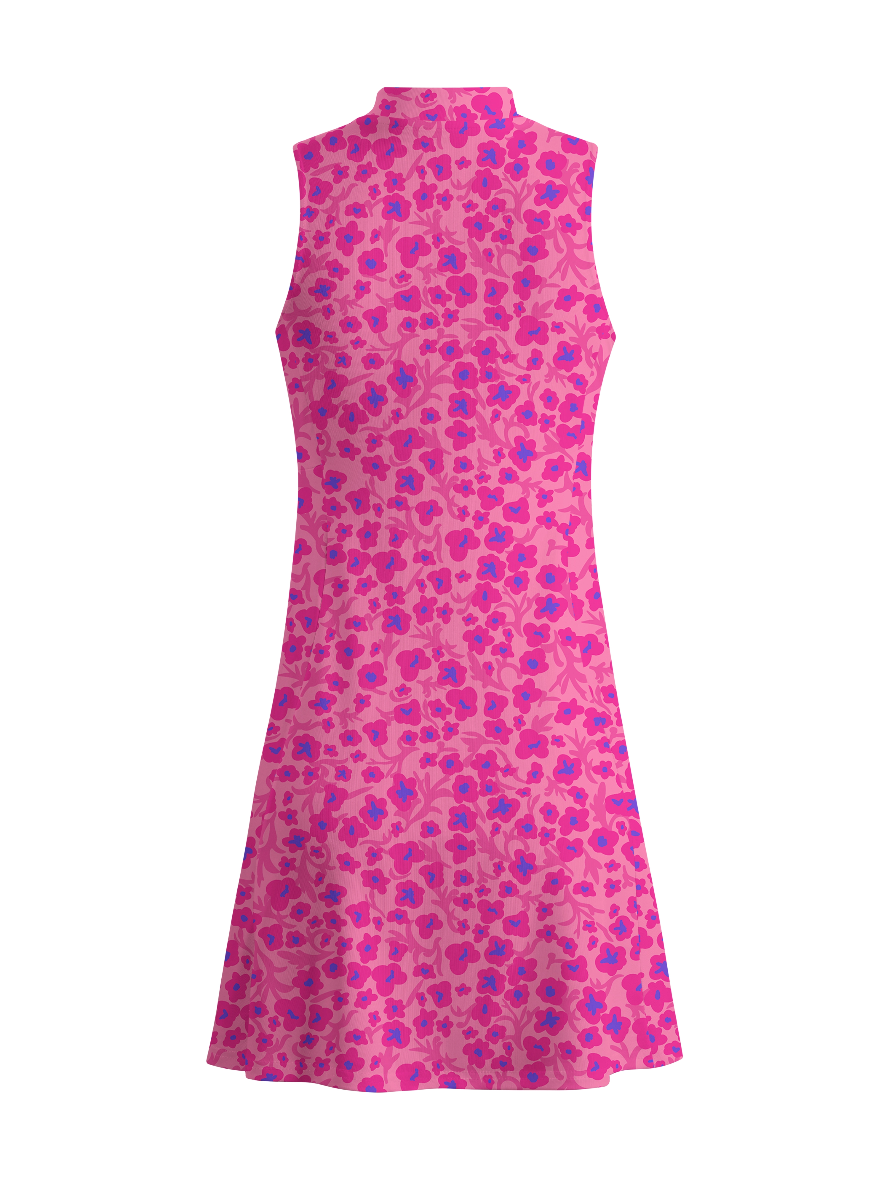 Cherryswing Pink Flora Golf Dress With Shorts