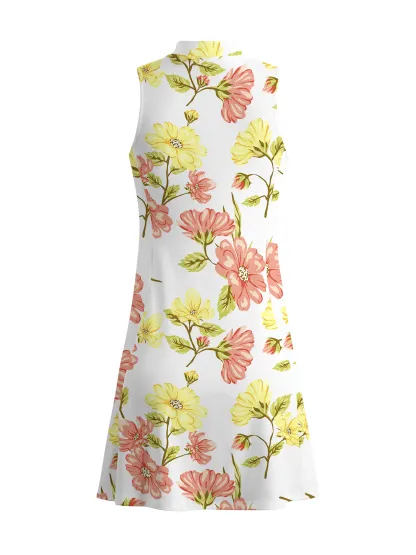 Cherryswing Colorful Spring Golf Dress With Shorts