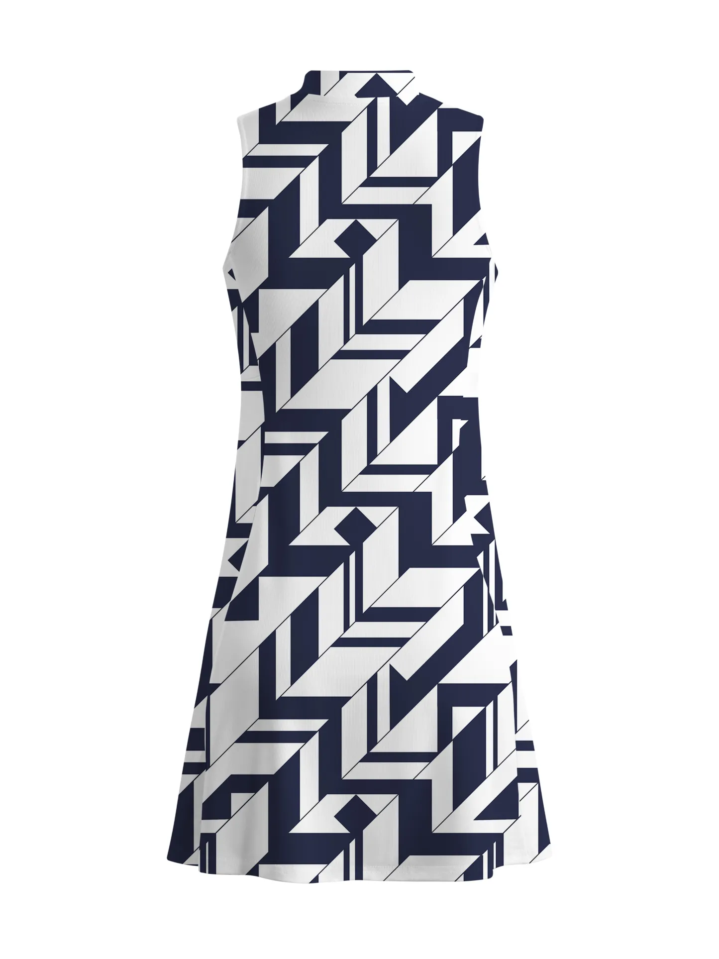 Cherryswing Geometric Art Golf Dress With Shorts