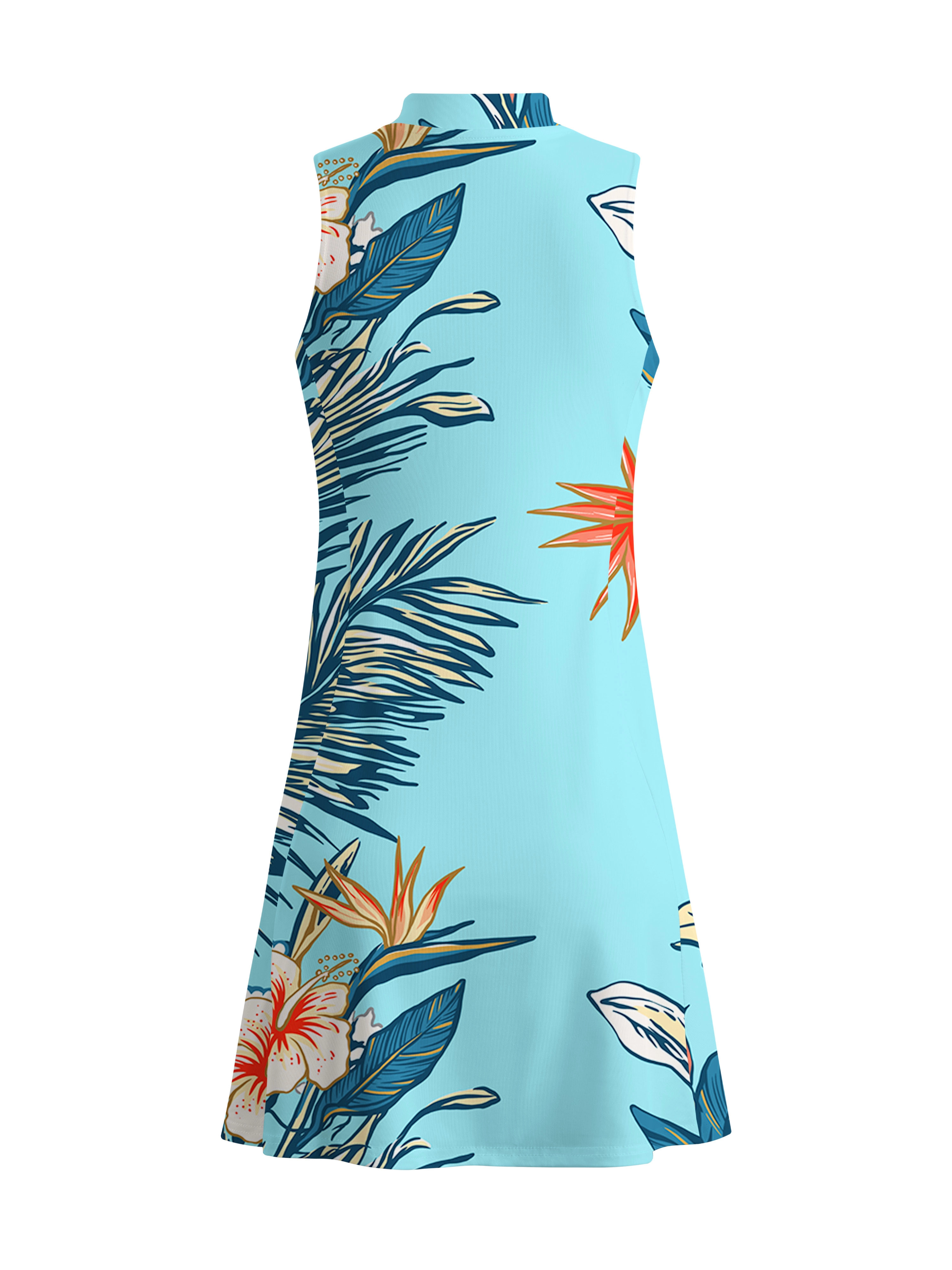 Cherryswing Relaxing Hawaii Golf Dress With Shorts