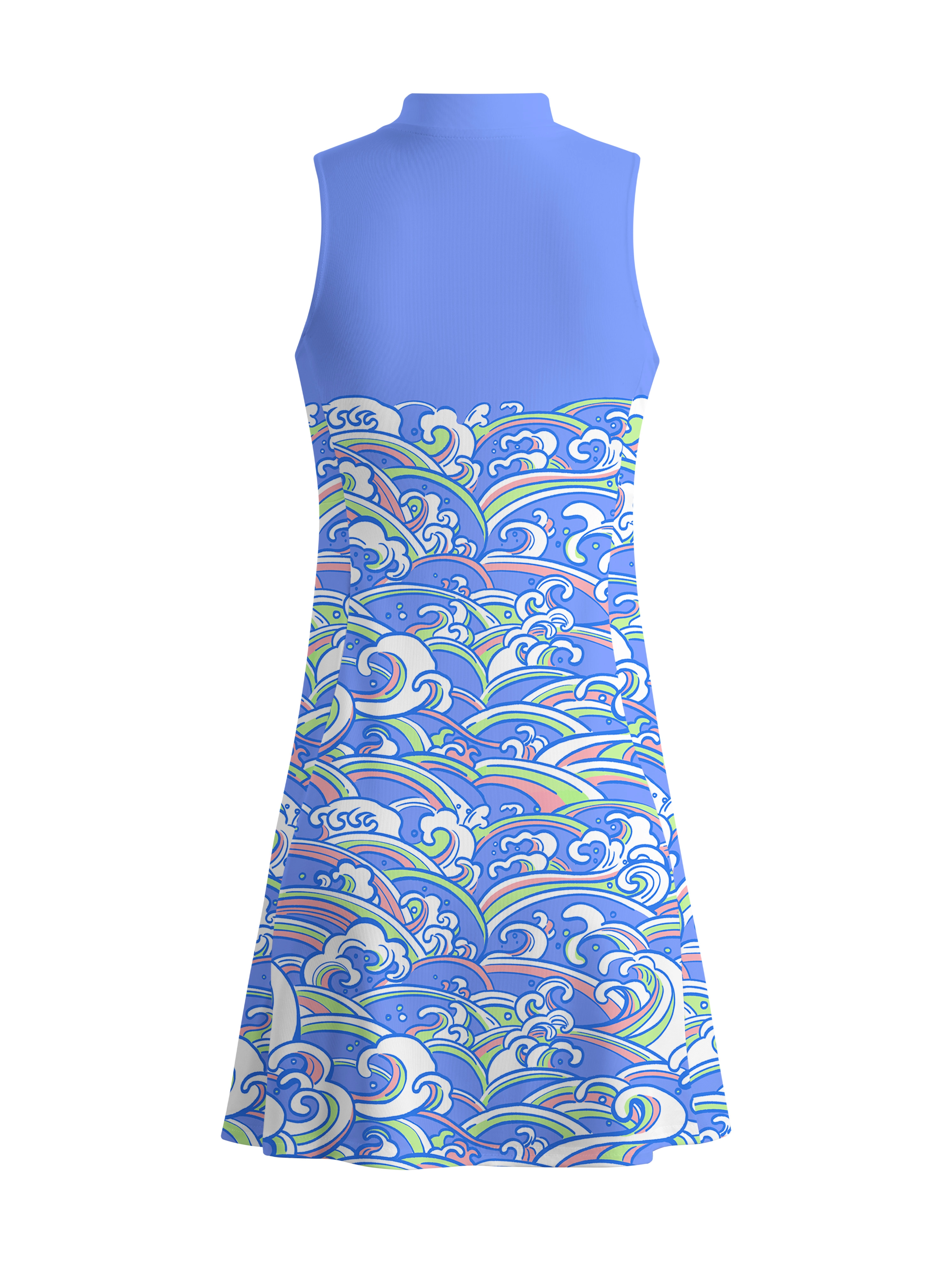 Cherryswing Modern Energy of Ocean Dress With Shorts