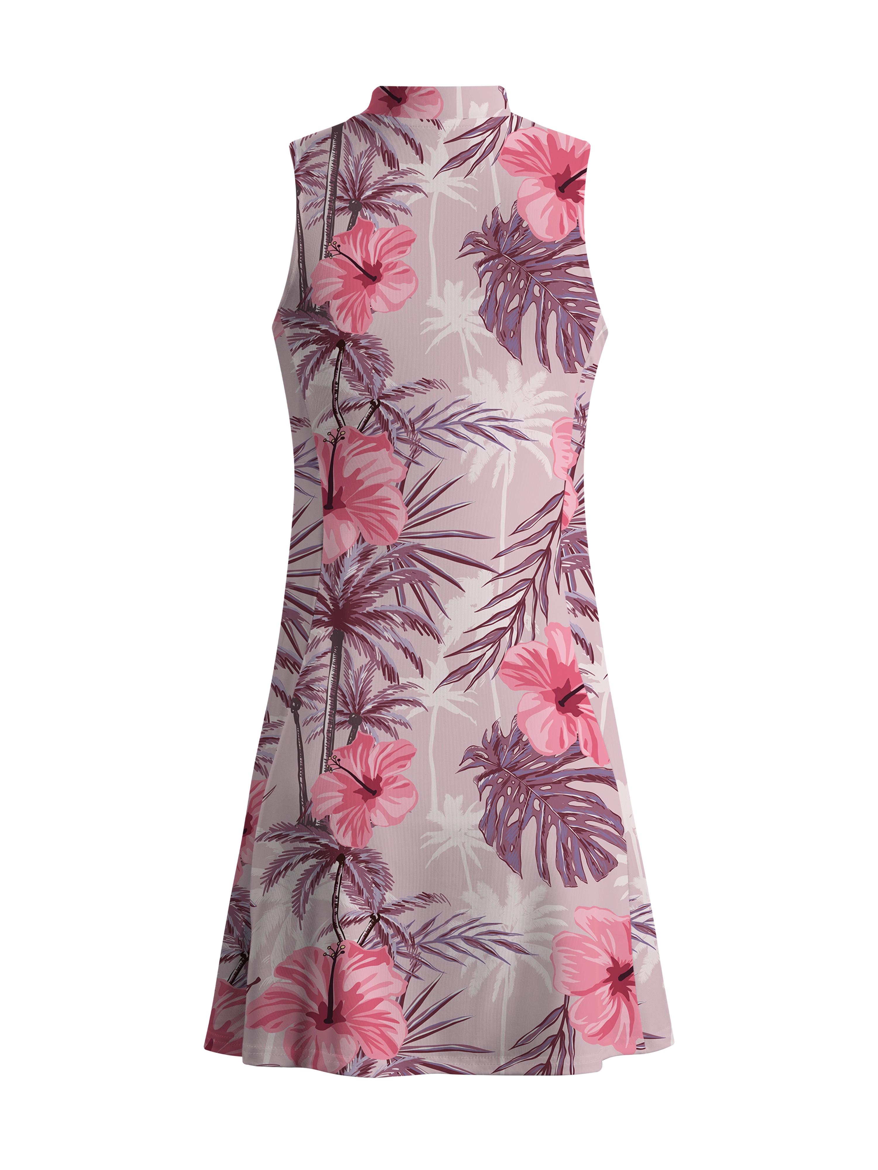 Cherryswing Tropical Hibiscuss Golf Dress
