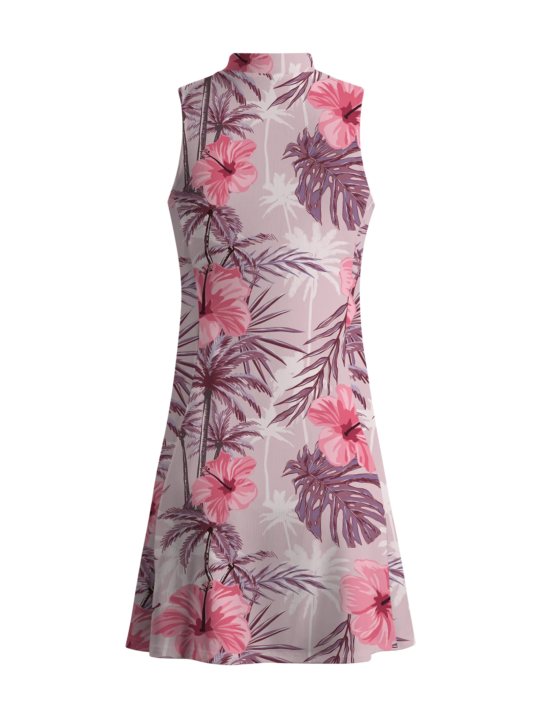 Cherryswing Tropical Hibiscuss Golf Dress
