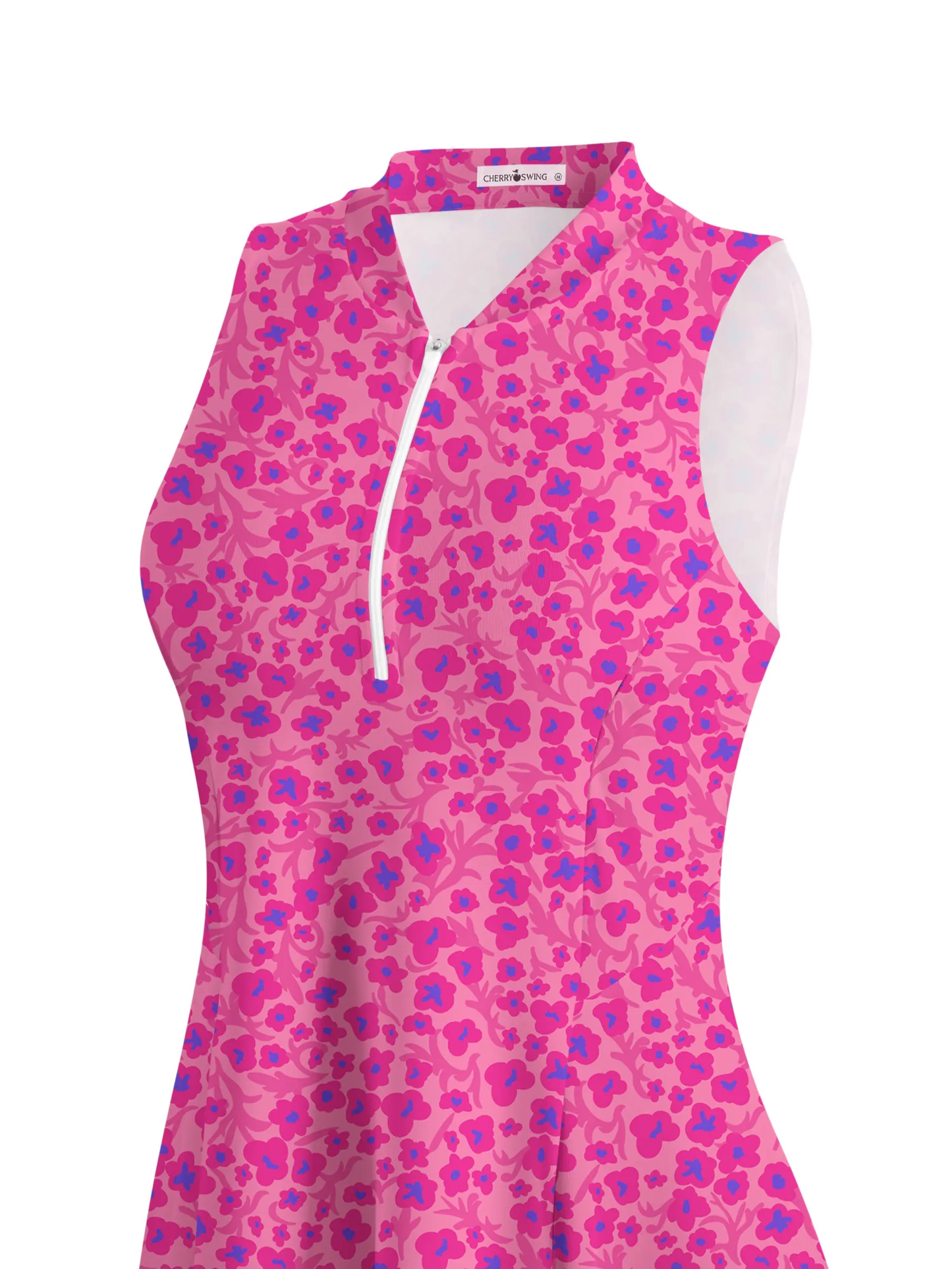 Cherryswing Pink Flora Golf Dress With Shorts