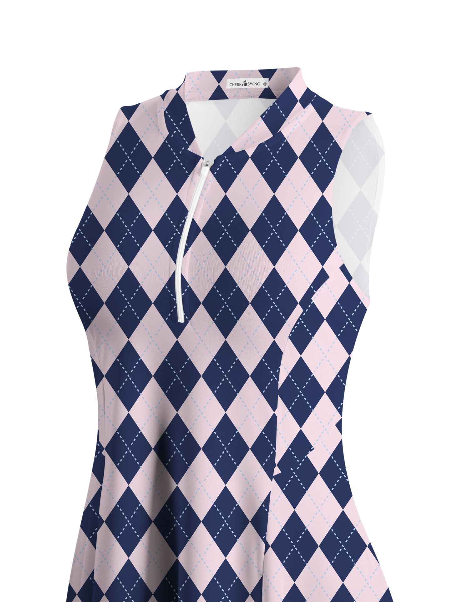 Cherryswing Rose Color Golf Dress With Shorts