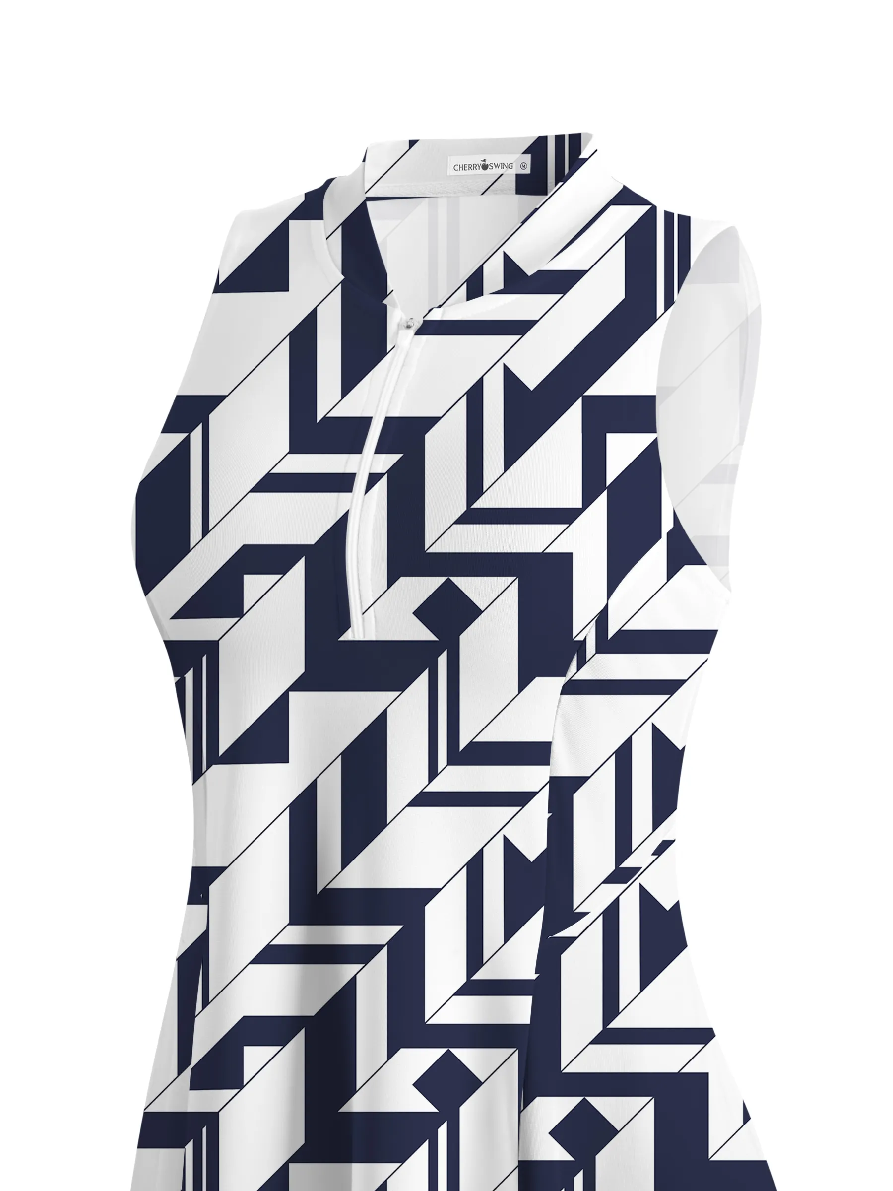 Cherryswing Geometric Art Golf Dress With Shorts