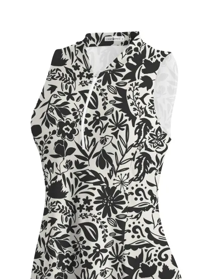 Cherryswing Geometric Art Golf Dress With Shorts