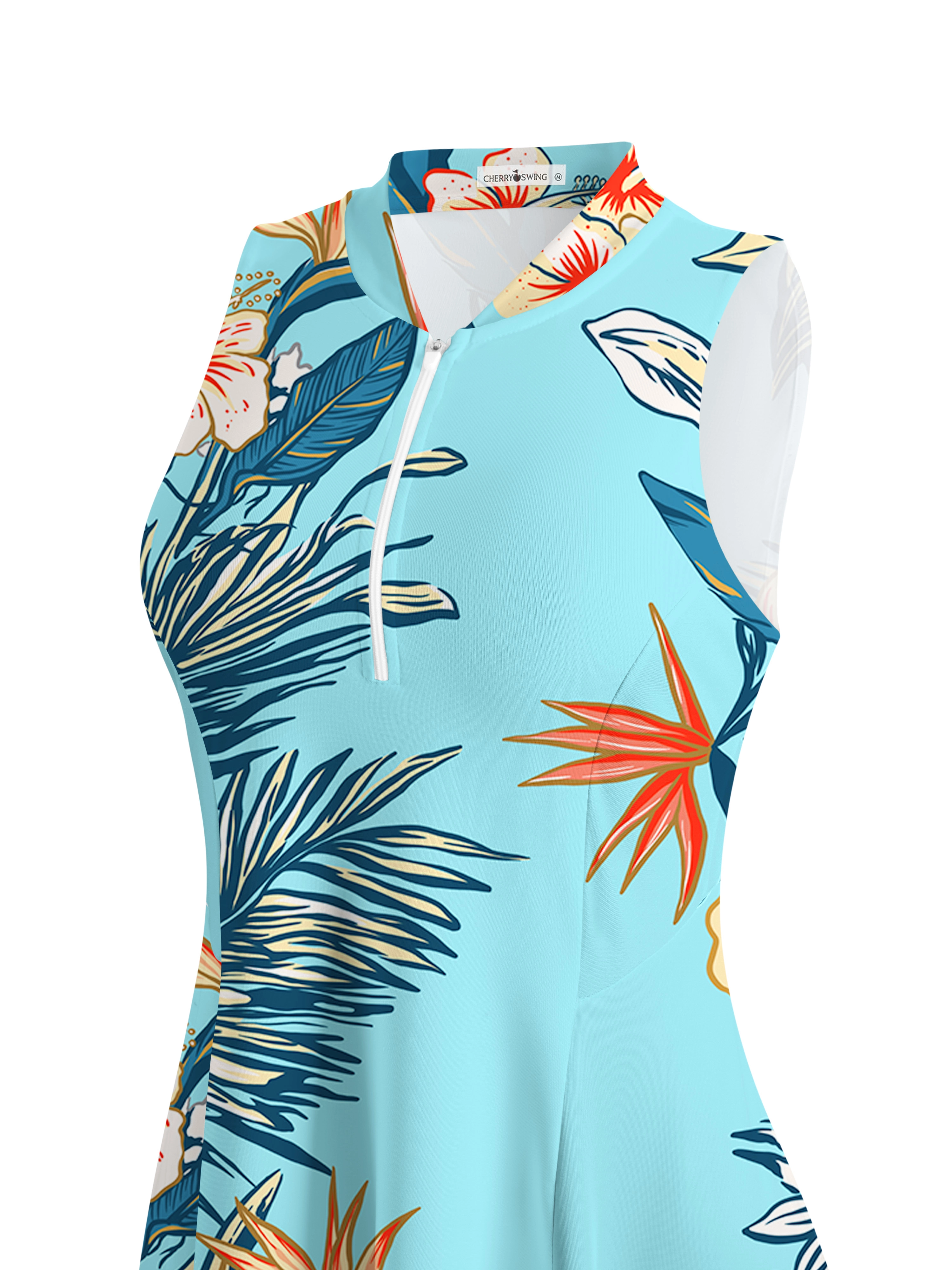 Cherryswing Relaxing Hawaii Golf Dress With Shorts