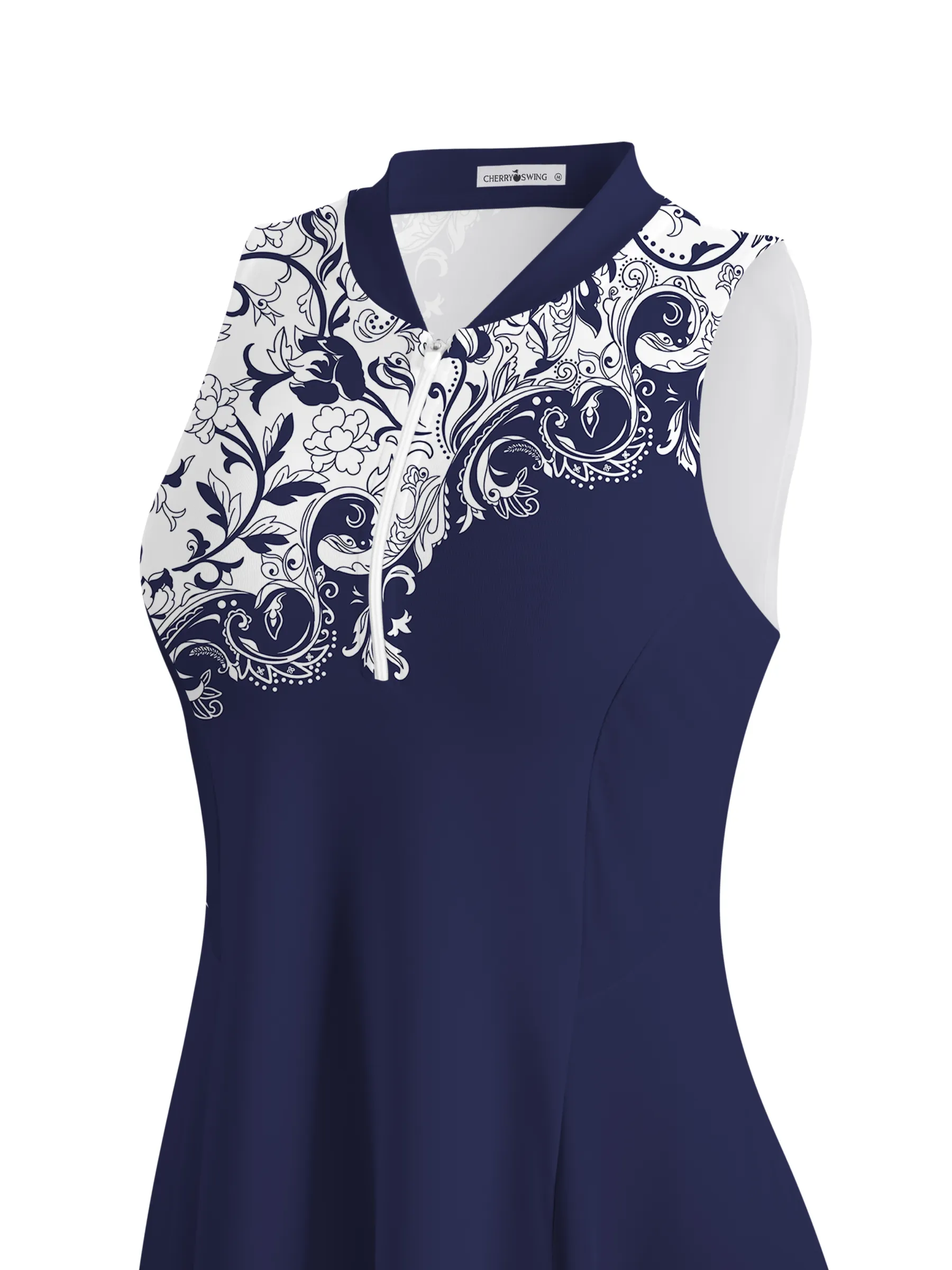 Cherryswing Timeless Artistry Golf Dress With Shorts